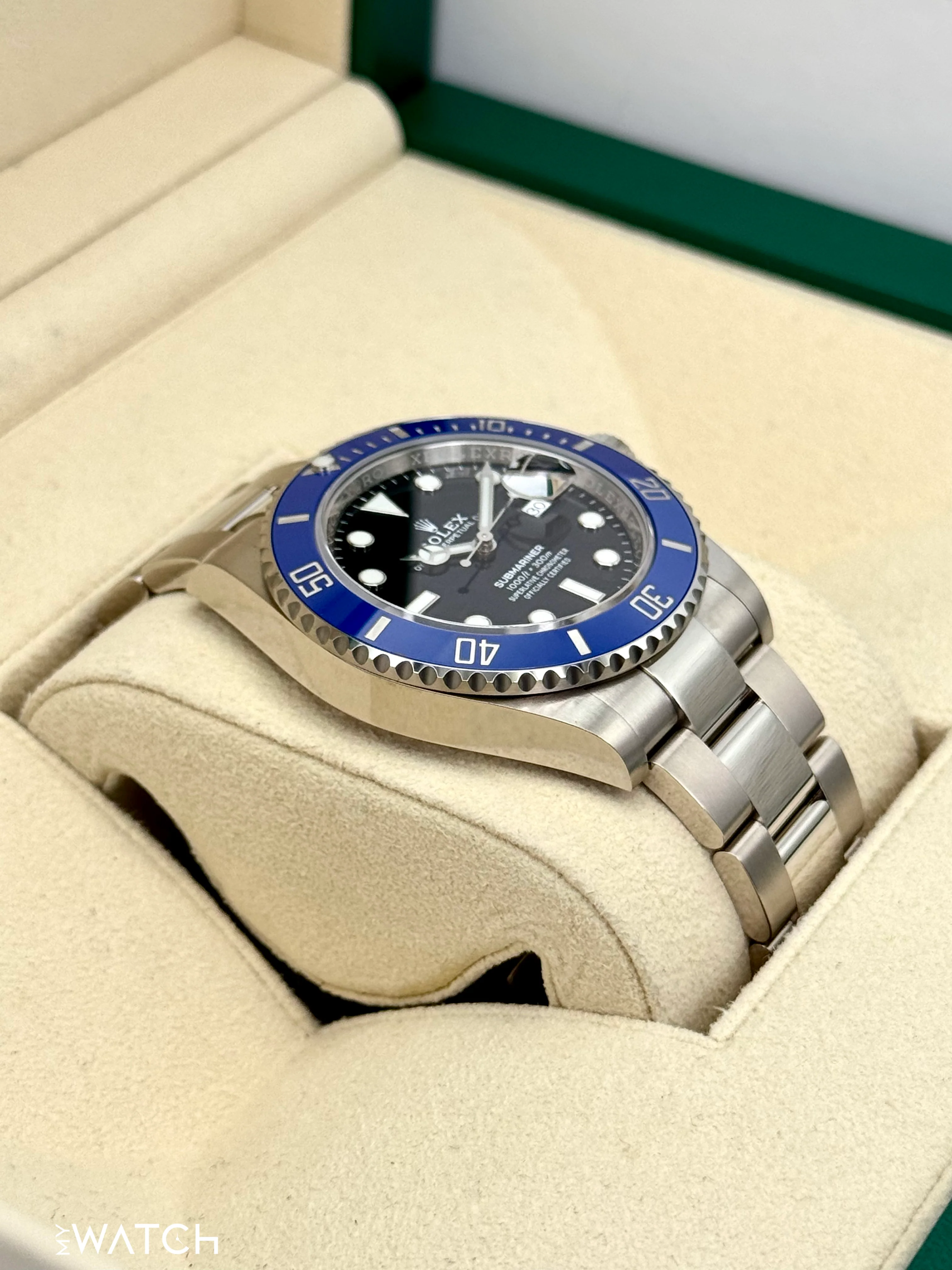 NEW 2022 Rolex Submariner “Cookie Monster ” 41mm 126619LB White Gold Black Dial - Image 6