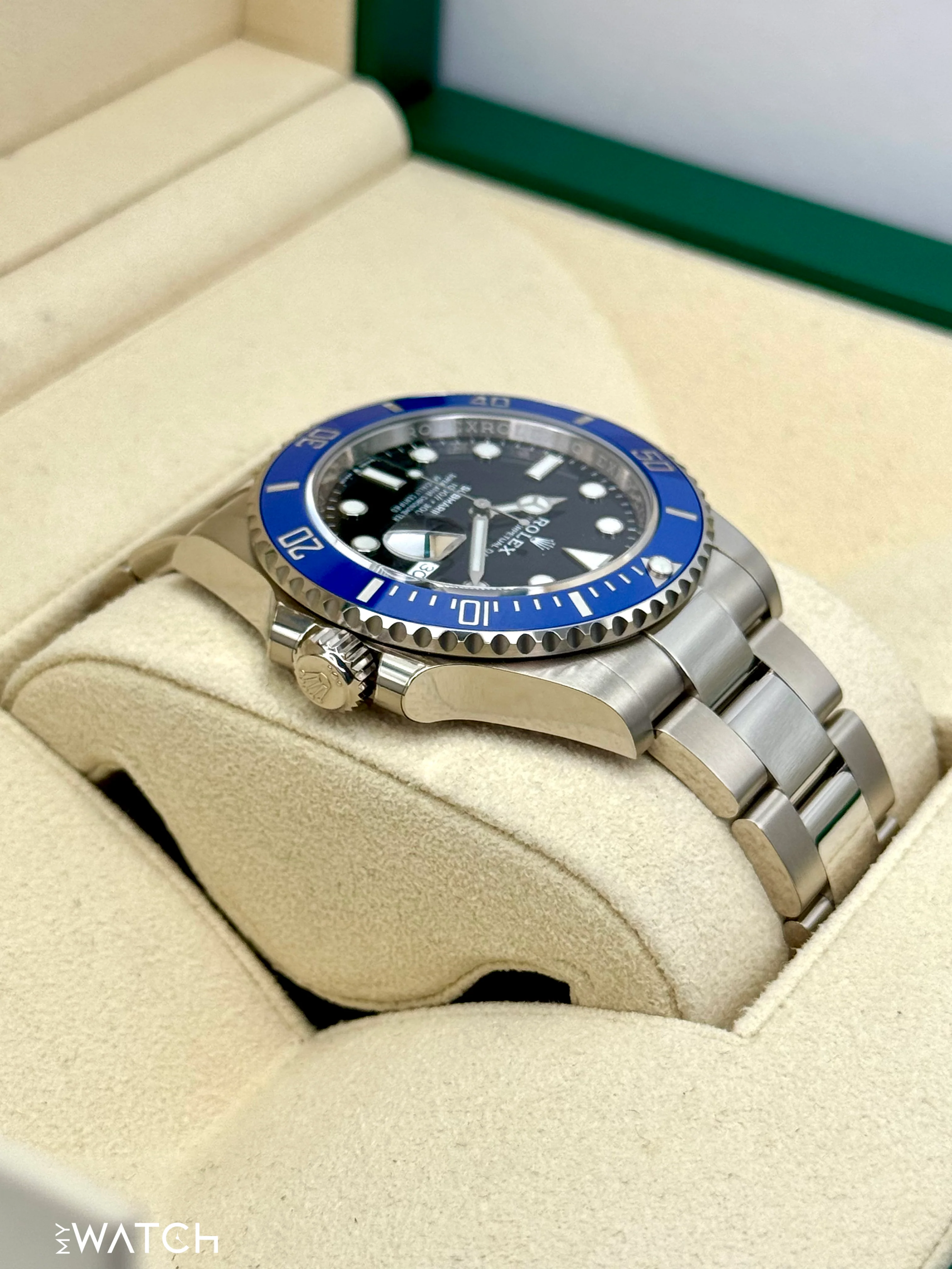 NEW 2022 Rolex Submariner “Cookie Monster ” 41mm 126619LB White Gold Black Dial - Image 8