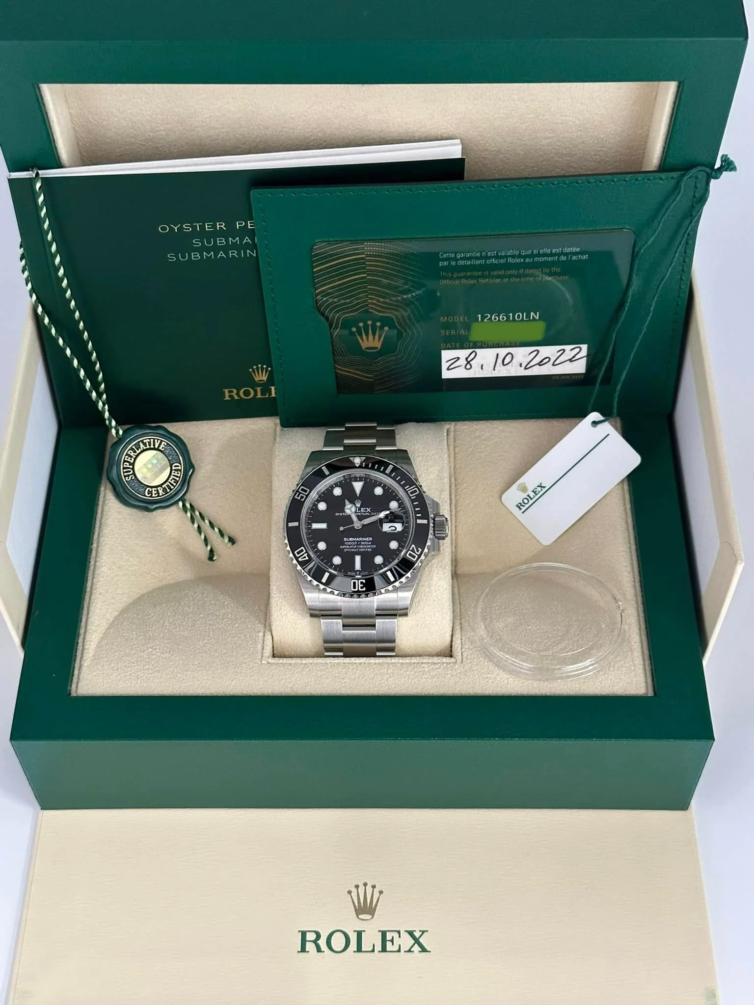 2022 Rolex Submariner 41mm 126610LN Stainless Steel Black Dial - Image 11