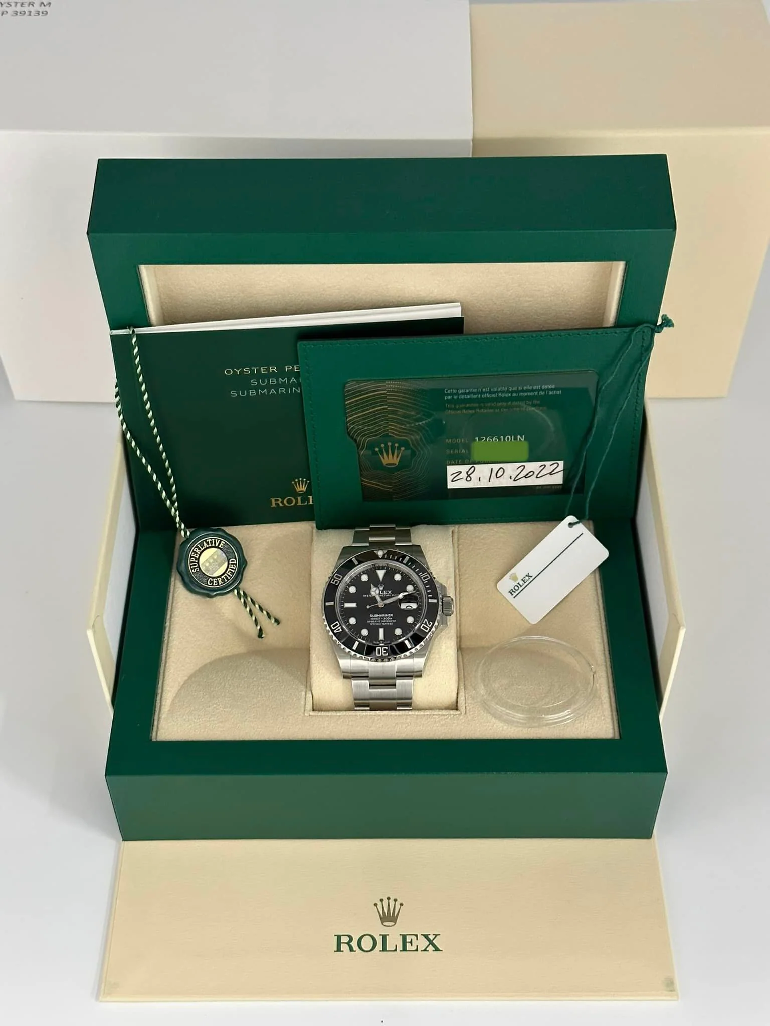 2022 Rolex Submariner 41mm 126610LN Stainless Steel Black Dial - Image 12