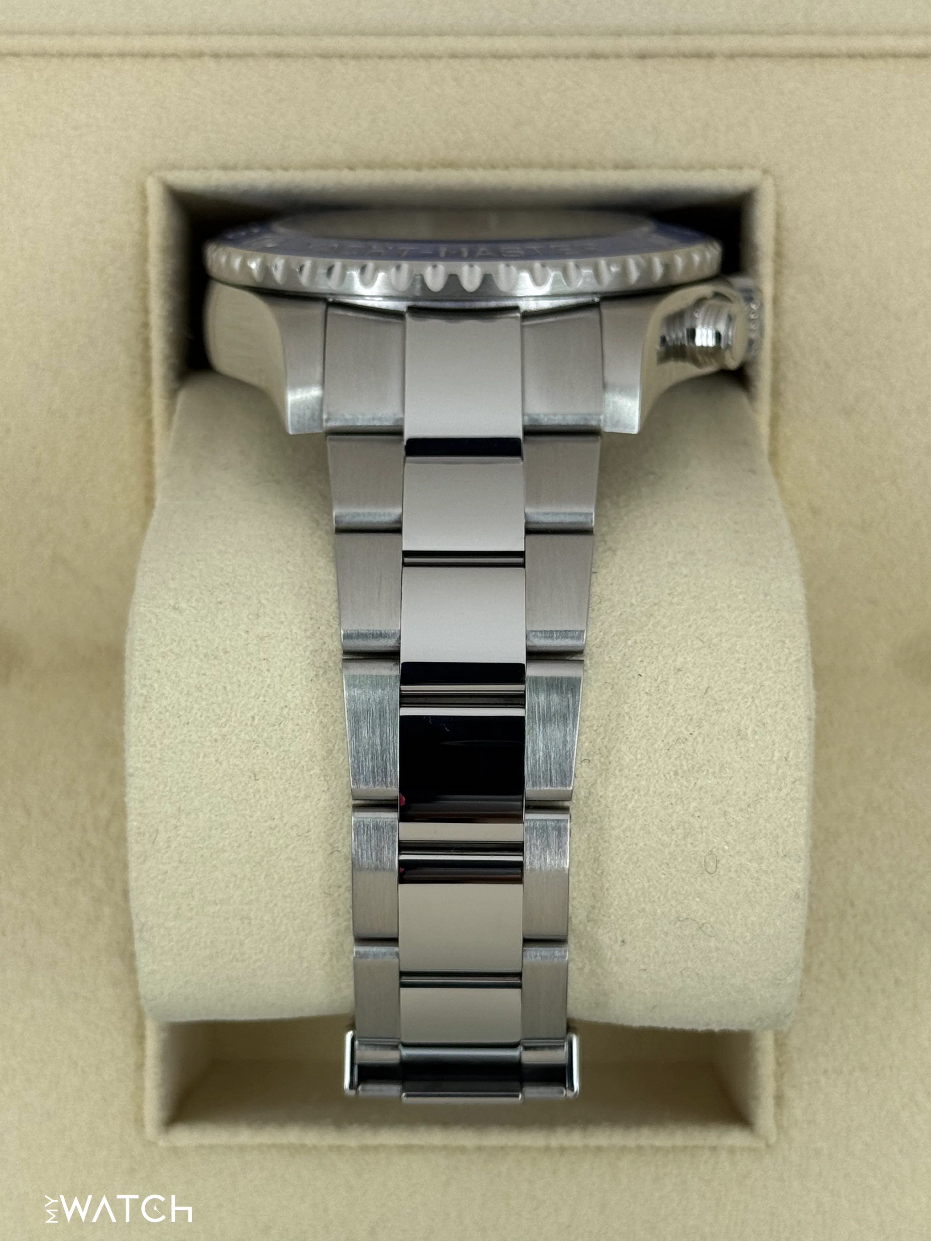 2022 Rolex Yacht-Master II 44mm 116680 Stainless Steel White Dial - Image 3