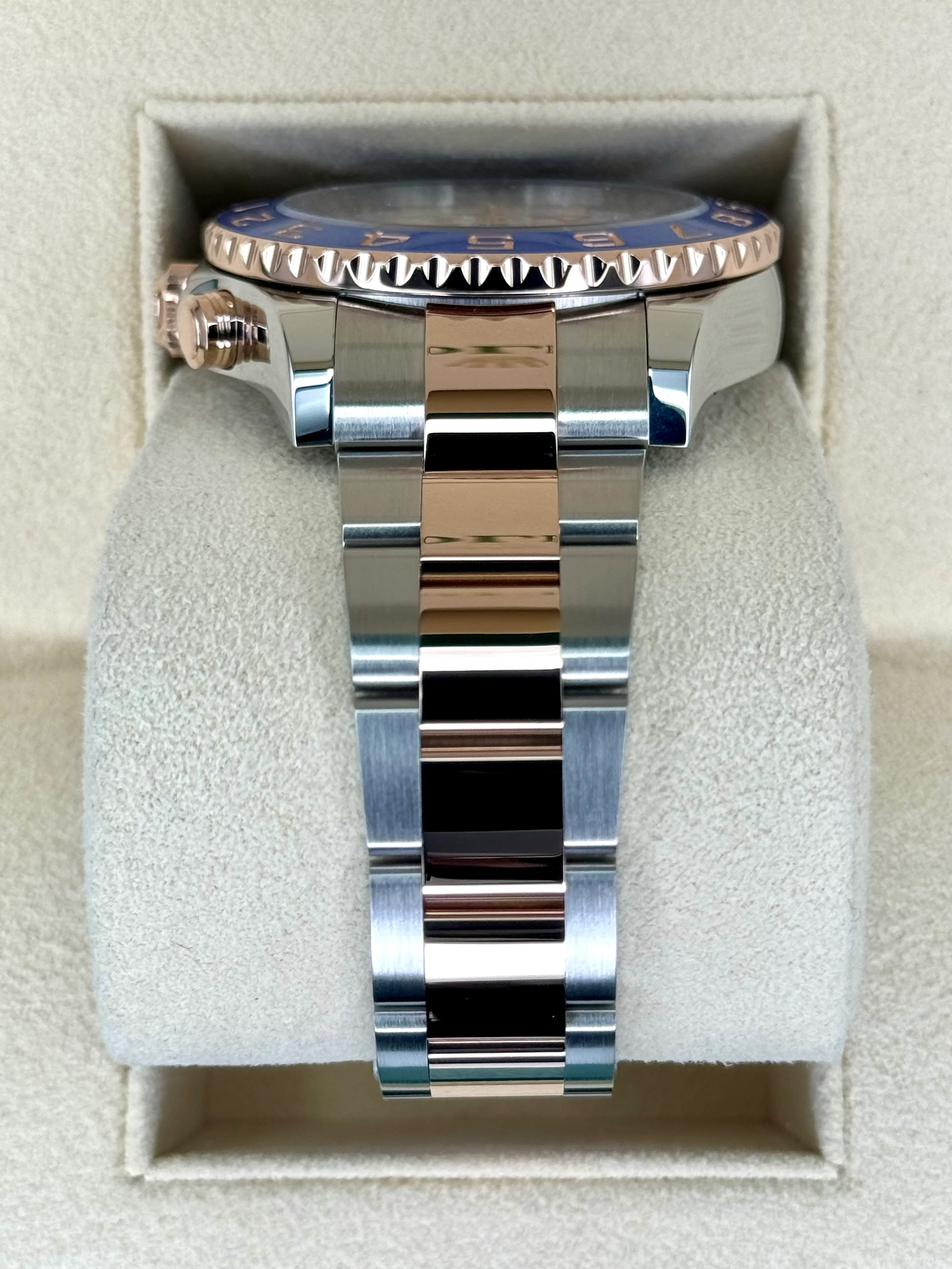 2022 Rolex Yacht-Master II 44mm 116681 Two-Tone White Dial - Image 4