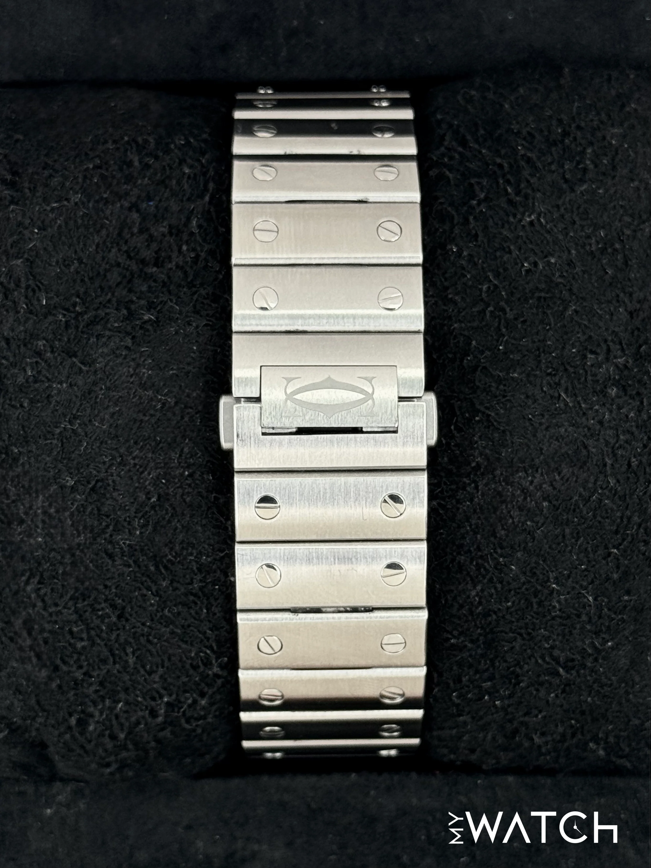 2022 Santos De Cartier 39.8mm WSSA0018 Stainless Steel White Dial - Image 2