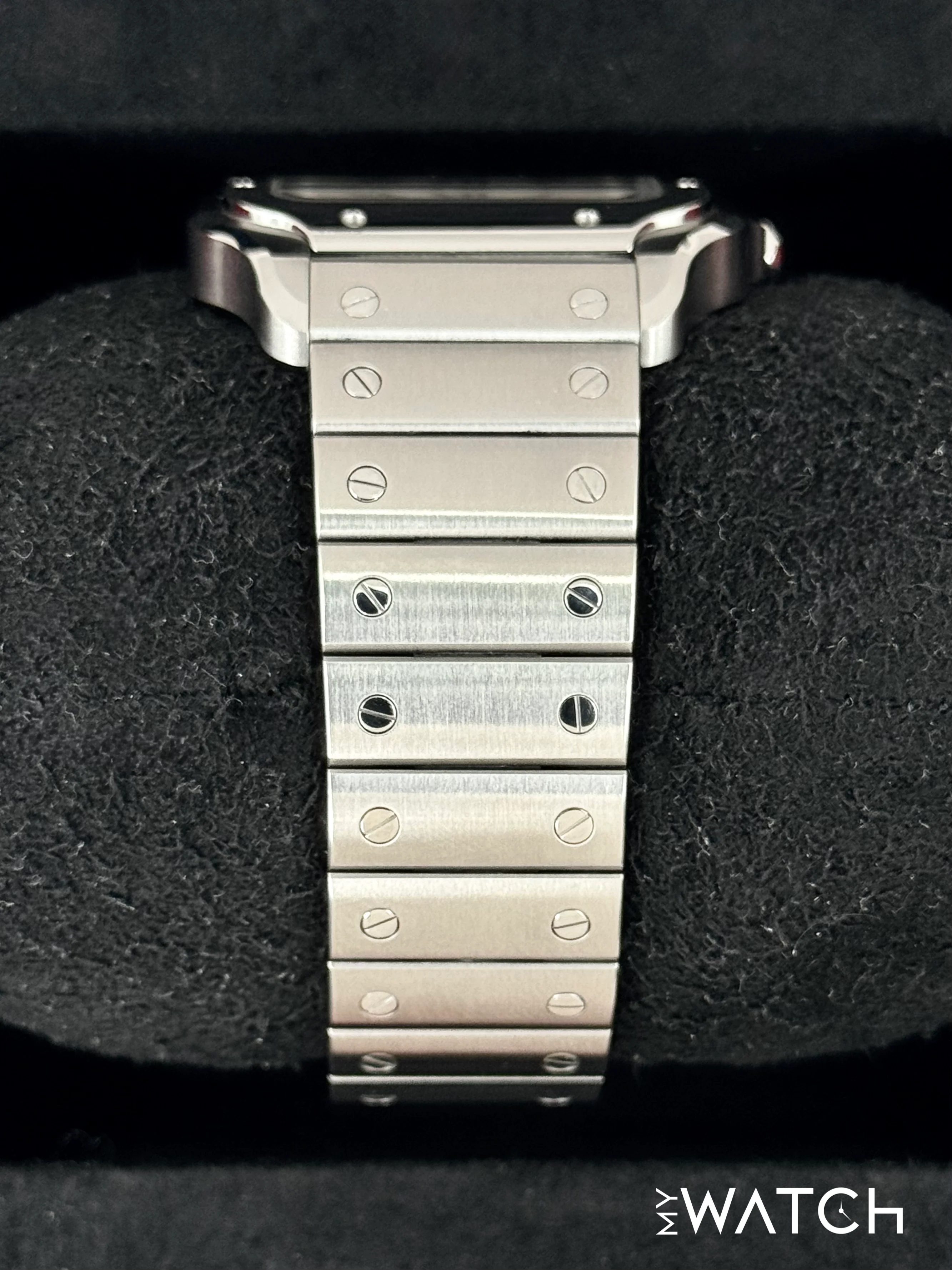 2022 Santos De Cartier 39.8mm WSSA0018 Stainless Steel White Dial - Image 3