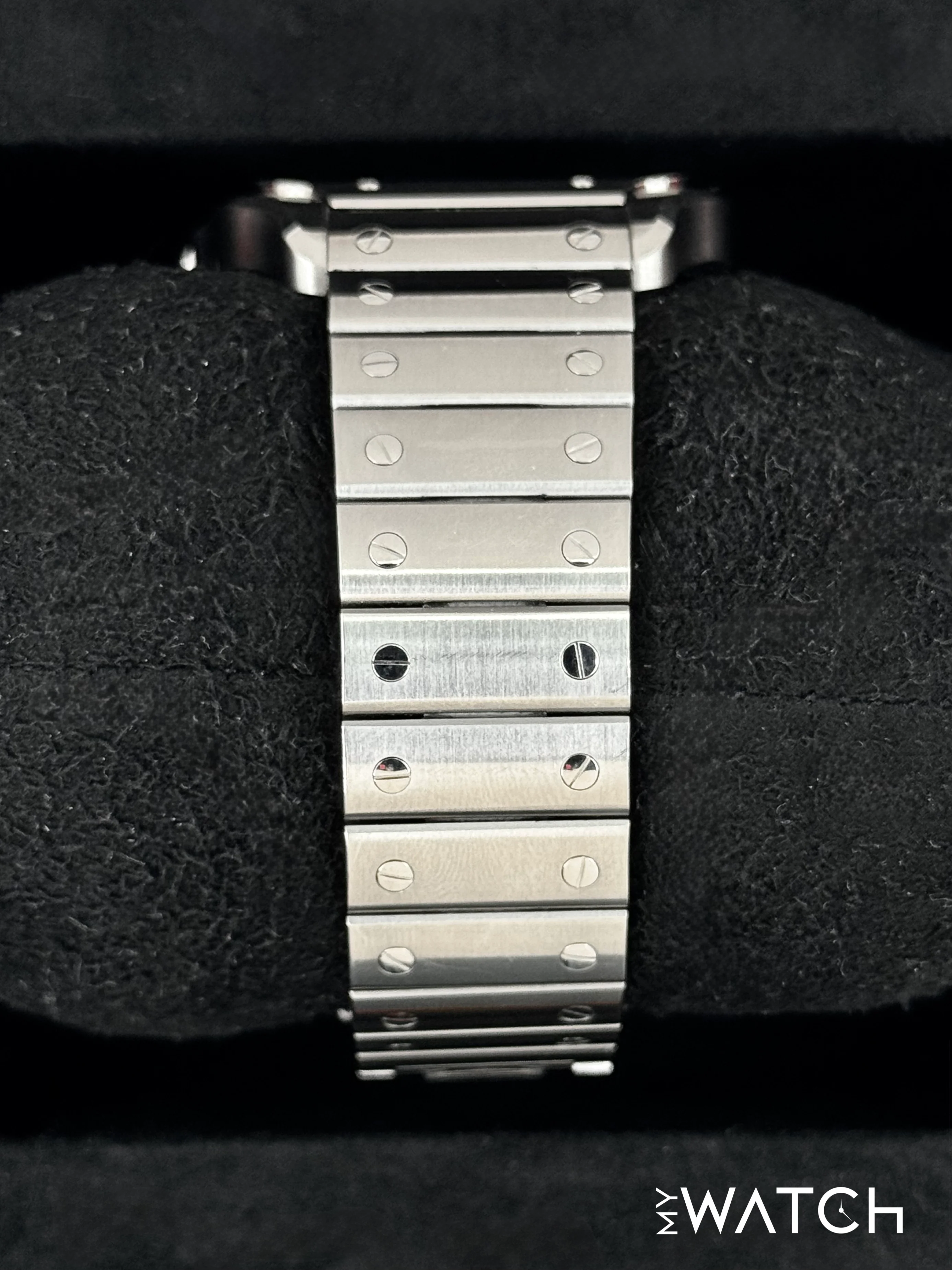 2022 Santos De Cartier 39.8mm WSSA0018 Stainless Steel White Dial - Image 4