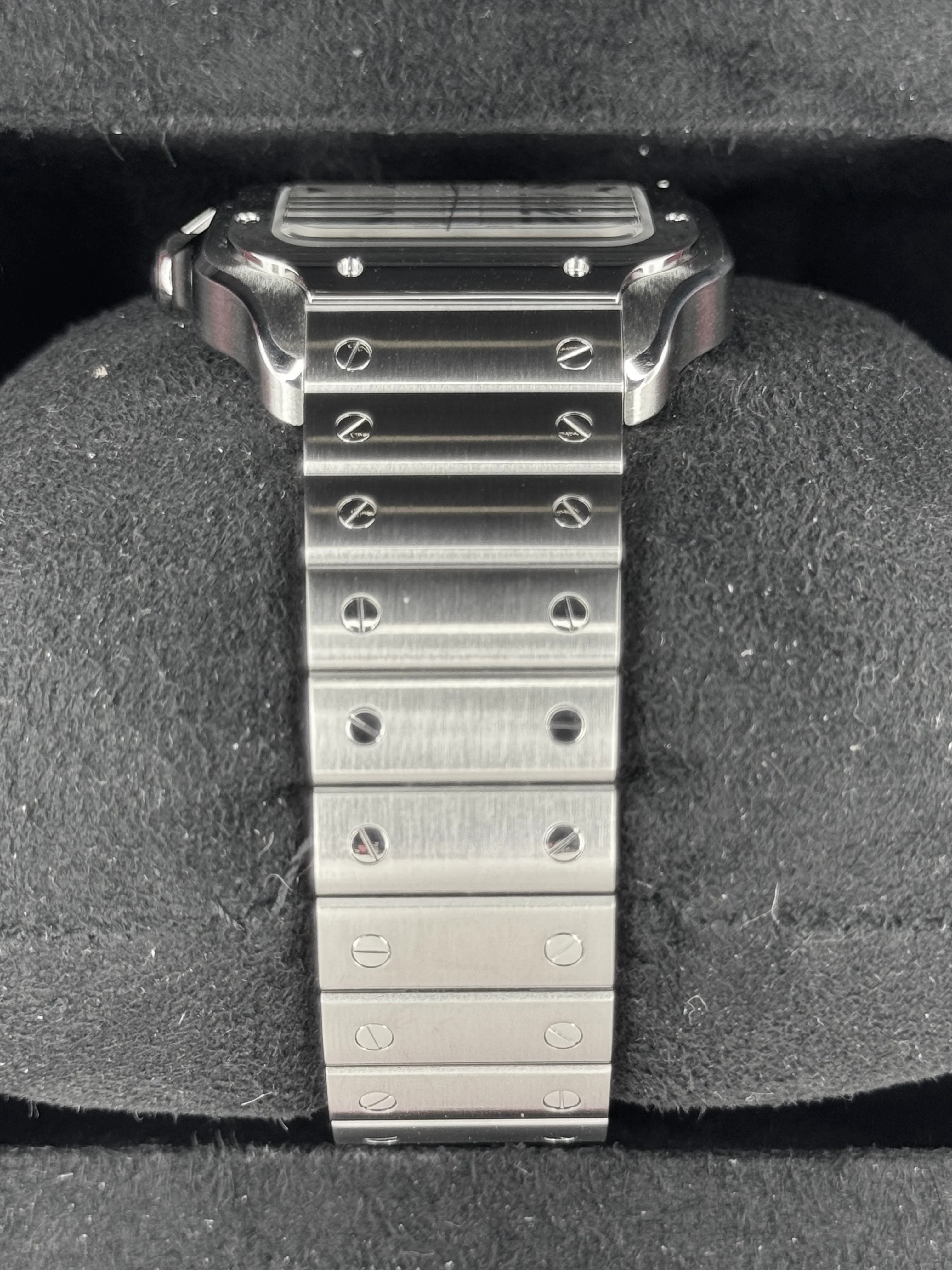 2022 Santos De Cartier 39.8mm WSSA0018 Stainless Steel White Dial - Image 4