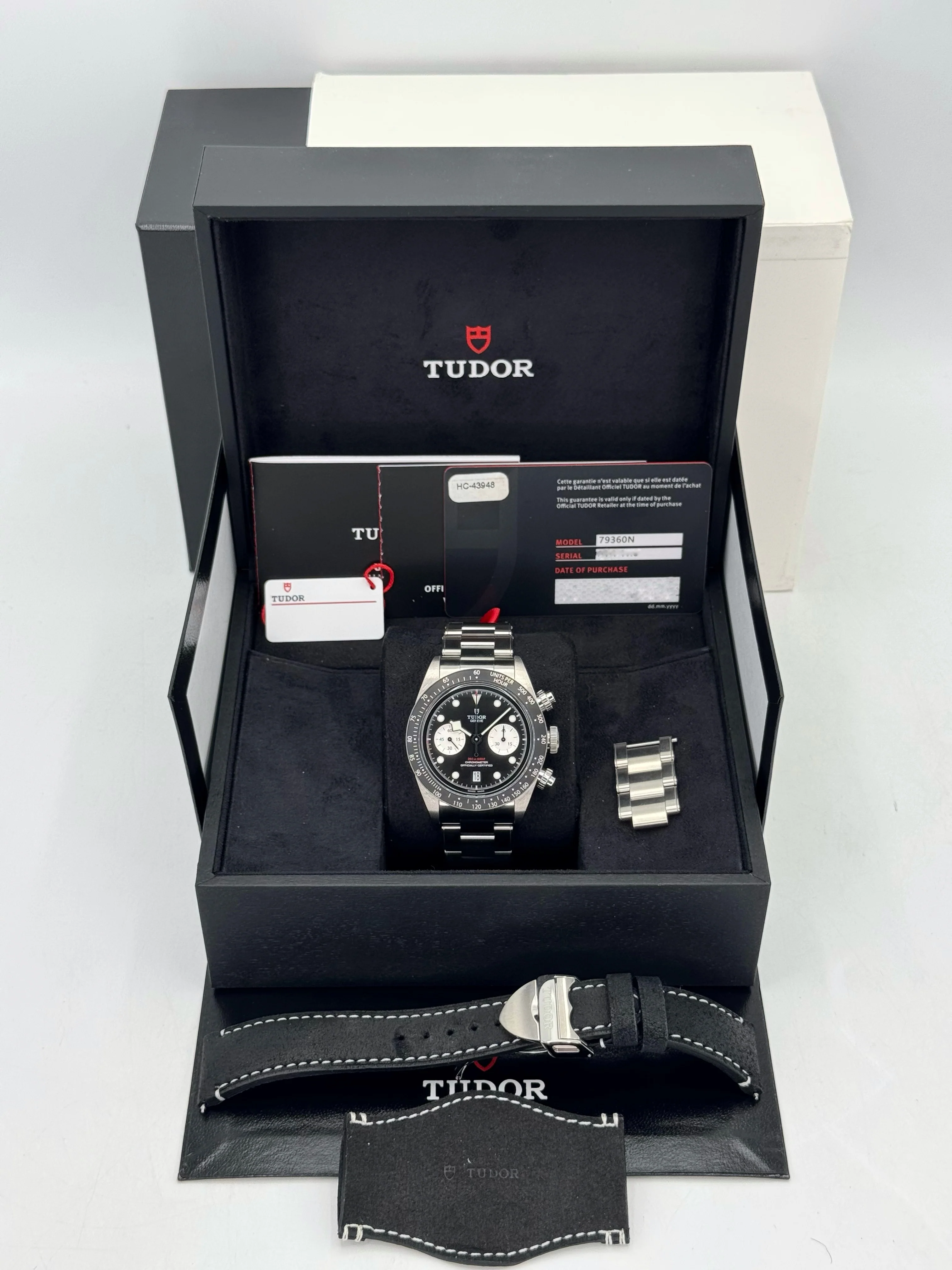 2022 Tudor Black Bay Chrono 41mm 79360N Black Dial - Image 9