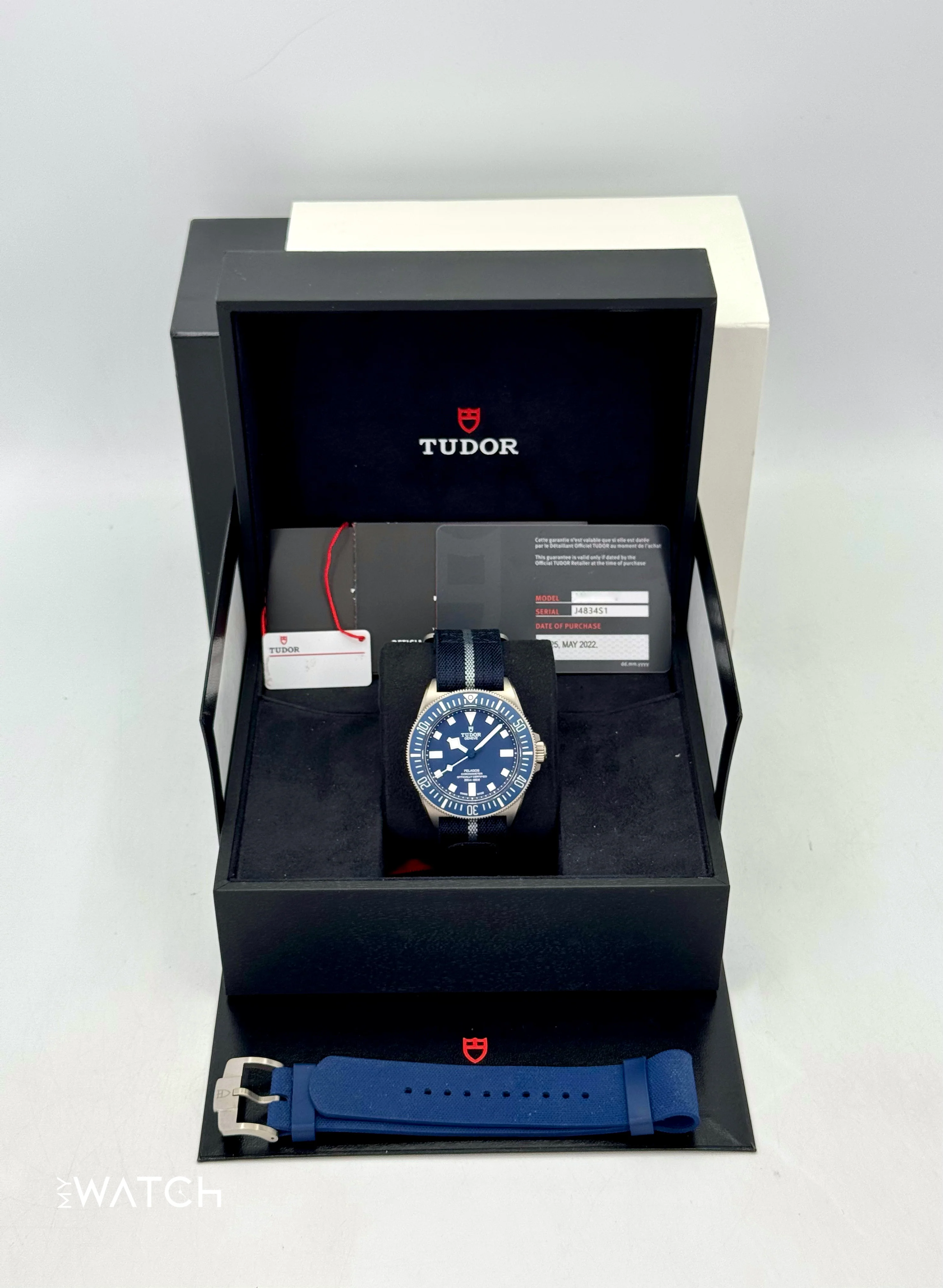 2022 Tudor Pelagos 42mm 25707B/22 Titanium Blue Dial - Image 8