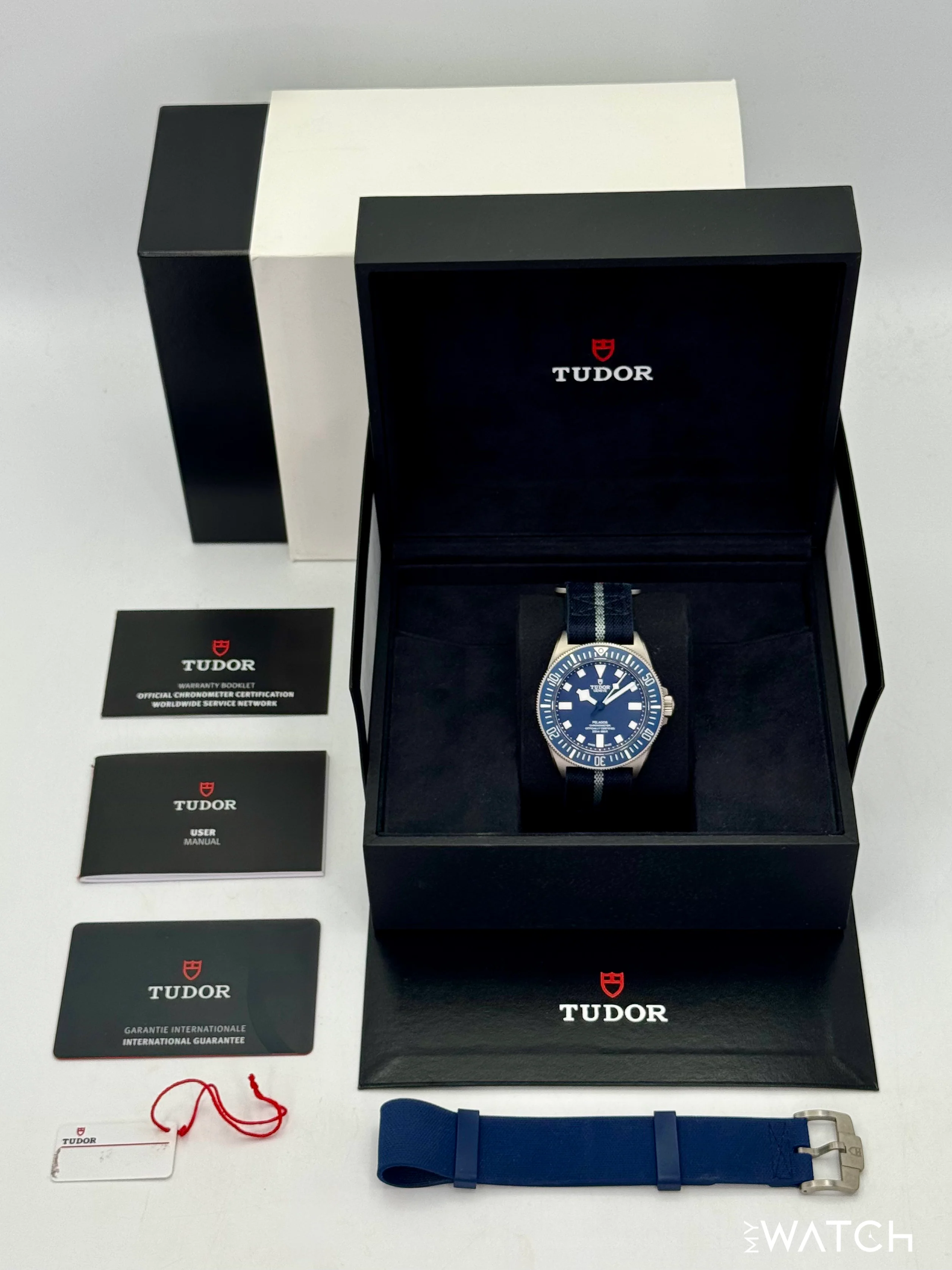 2022 Tudor Pelagos Fxd 42mm 25707B/22 Titanium Blue Dial - Image 10