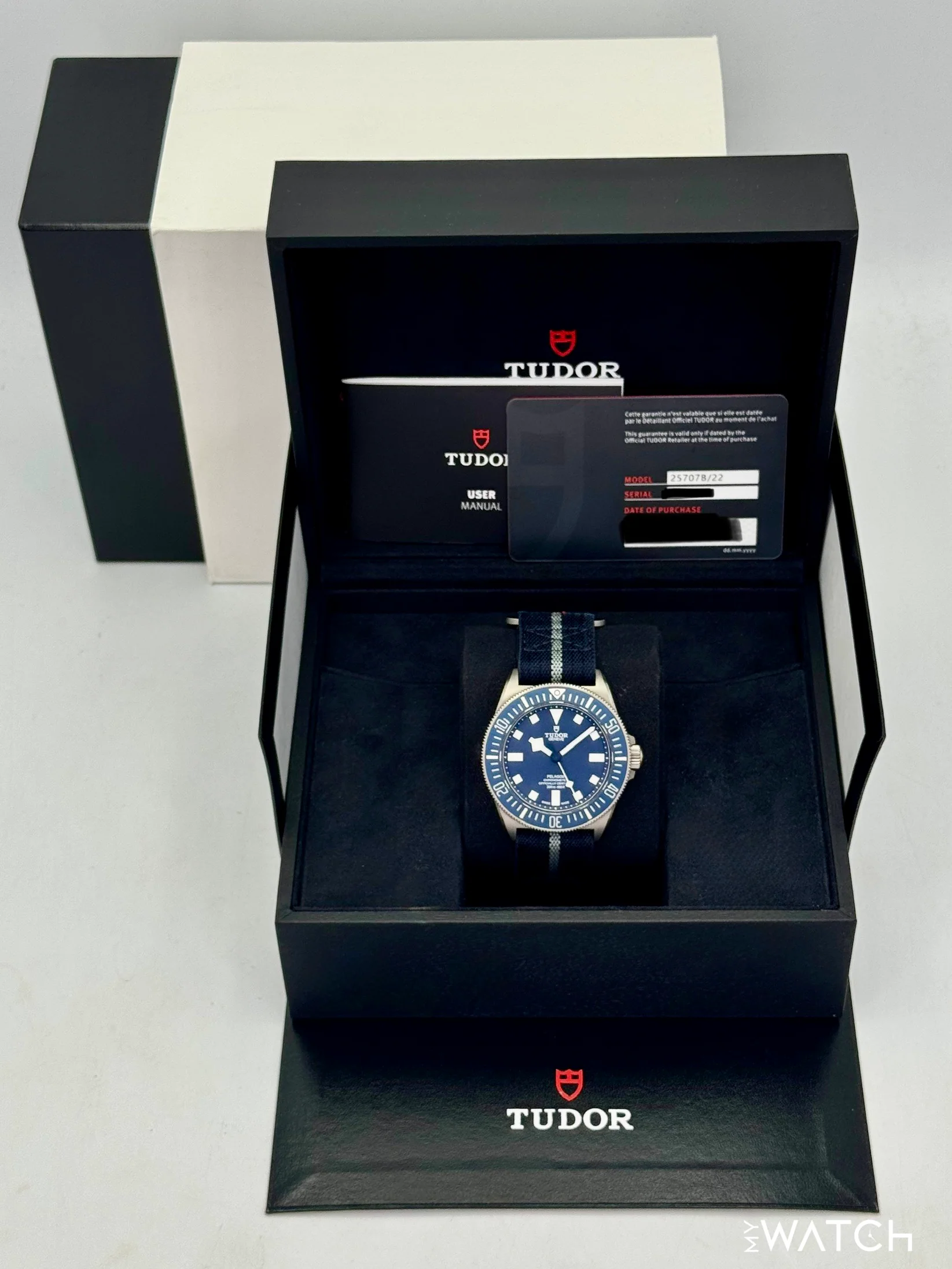 2022 Tudor Pelagos Fxd 42mm 25707B/22 Titanium Blue Dial - Image 9