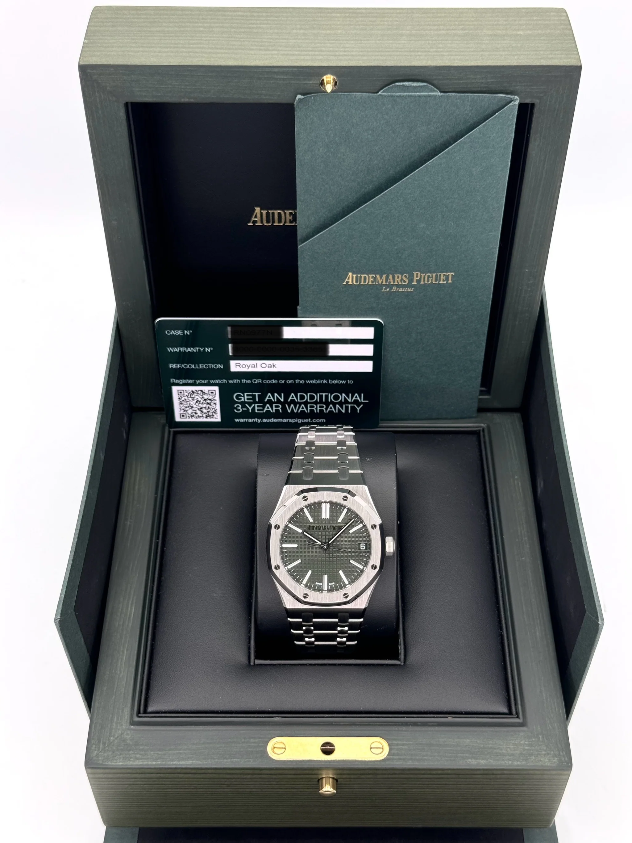 2023 Audemars Piguet  Royal Oak  41mm 15510ST Green Dial - Image 11