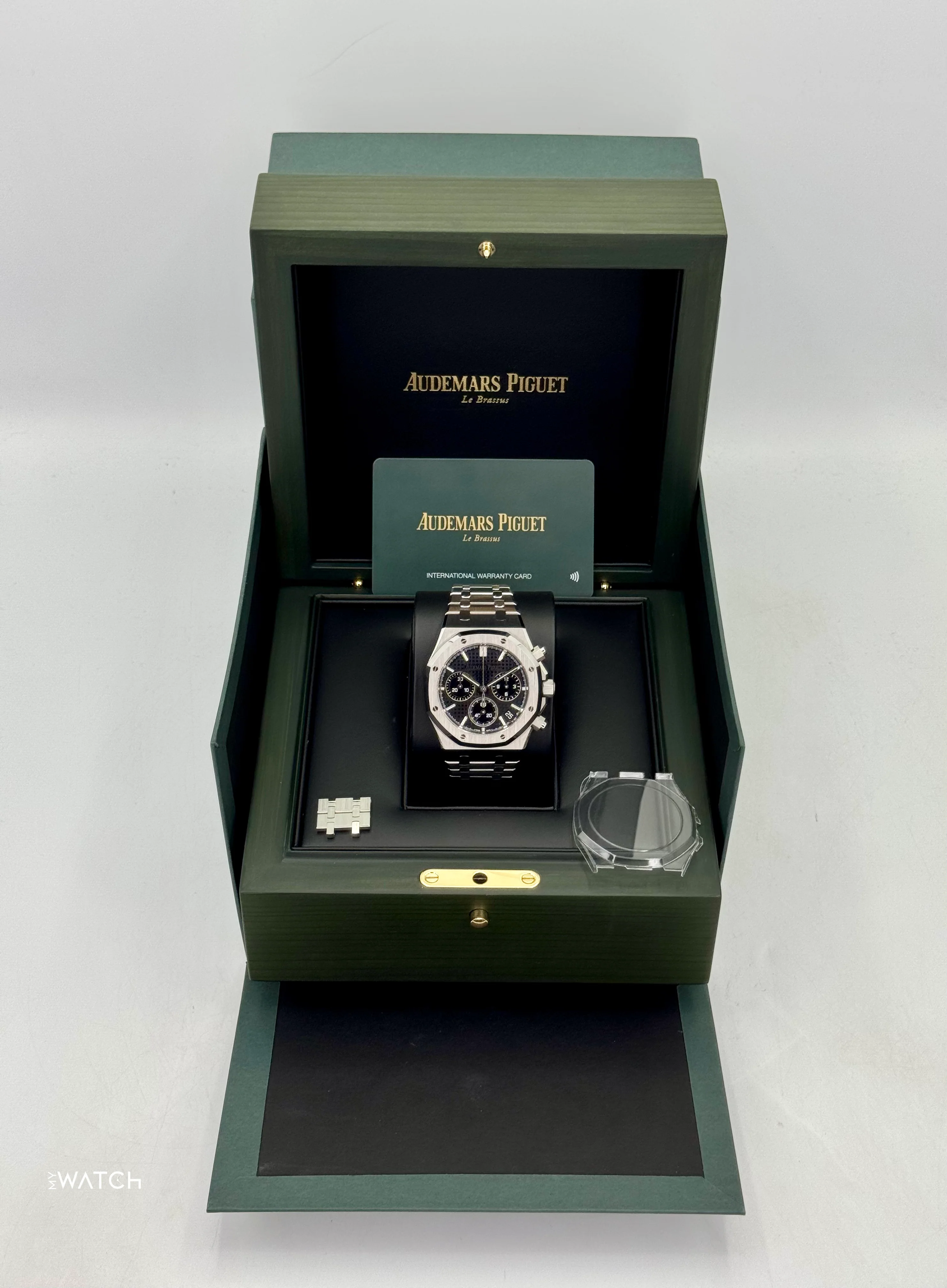 2023 Audemars Piguet Royal Oak Chronograph 41mm 26240ST Black Dial - Image 9