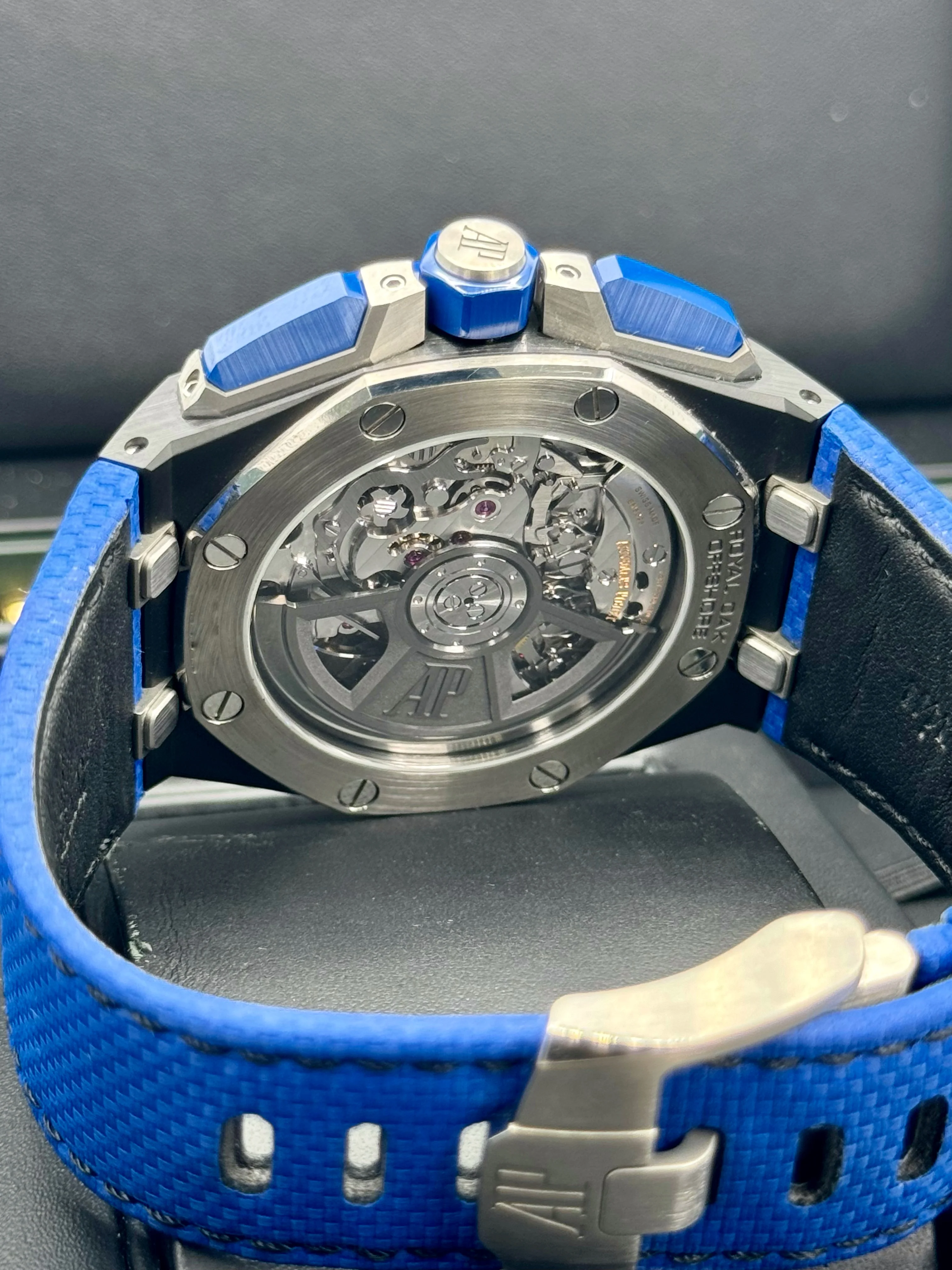 2023 Audemars Piguet Royal Oak Offshore 43mm 26420CE Ceramic Blue Dial - Image 11