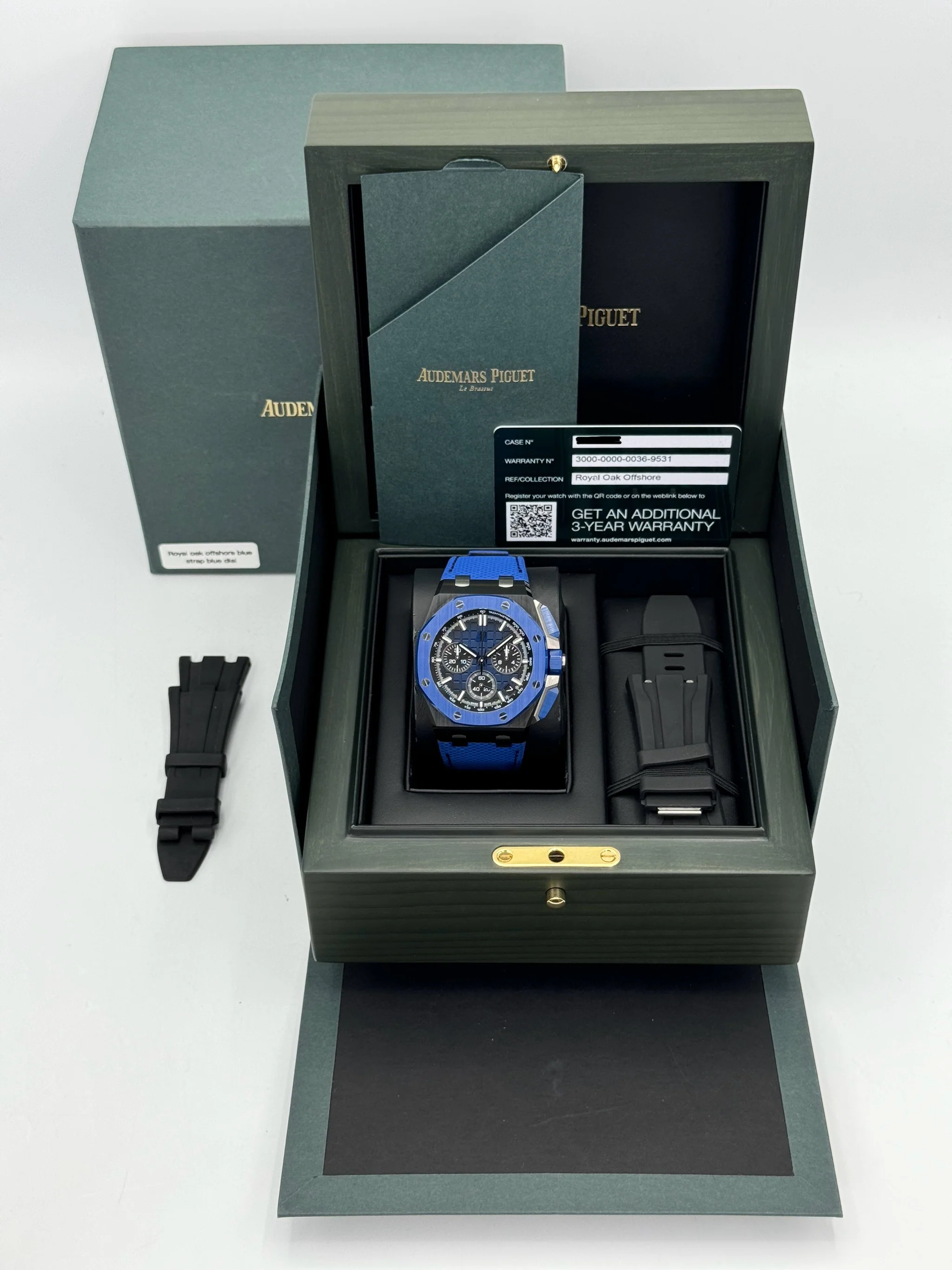 2023 Audemars Piguet Royal Oak Offshore 43mm 26420CE Ceramic Blue Dial - Image 13
