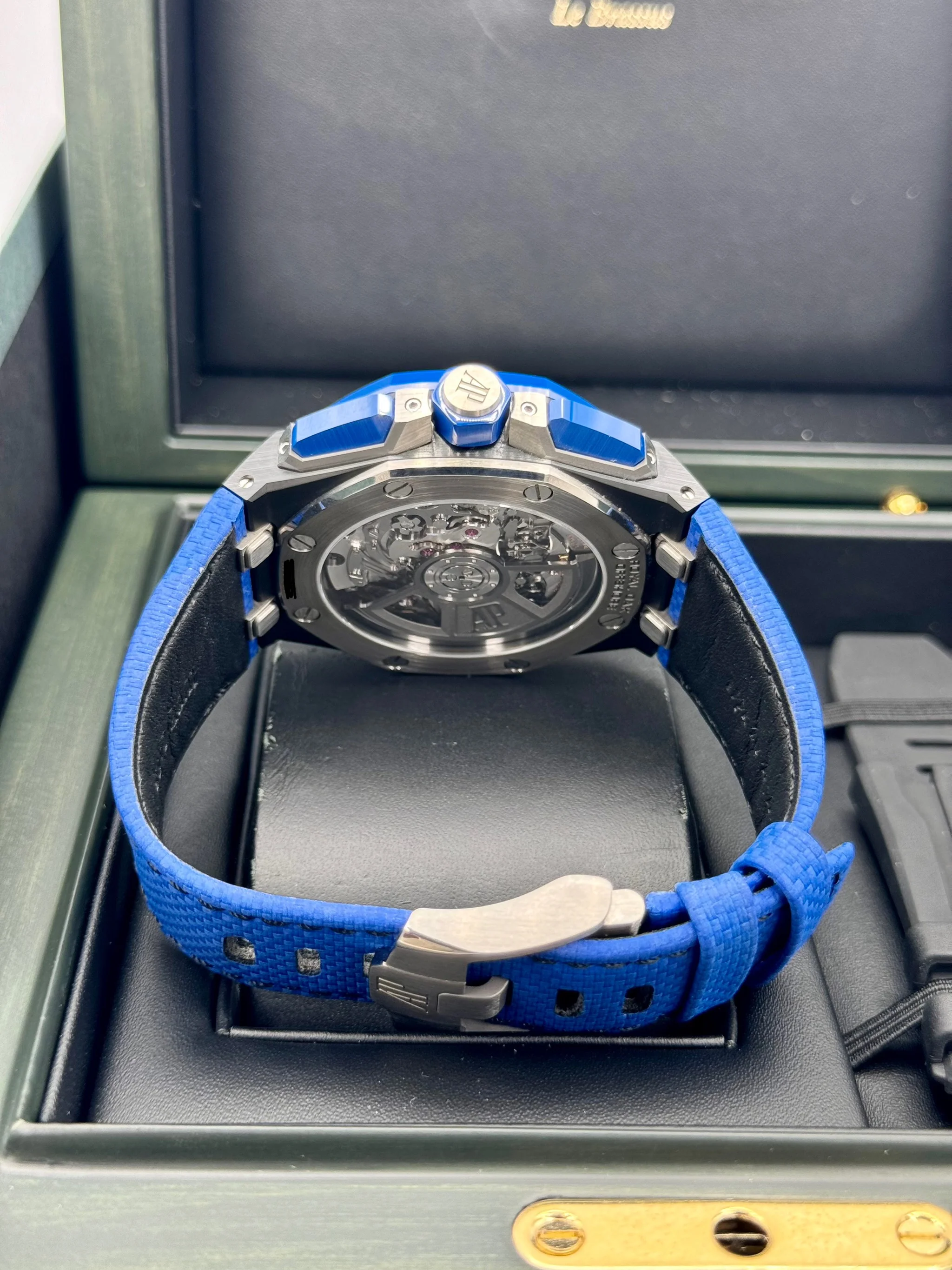 2023 Audemars Piguet Royal Oak Offshore 43mm 26420CE Ceramic Blue Dial - Image 9