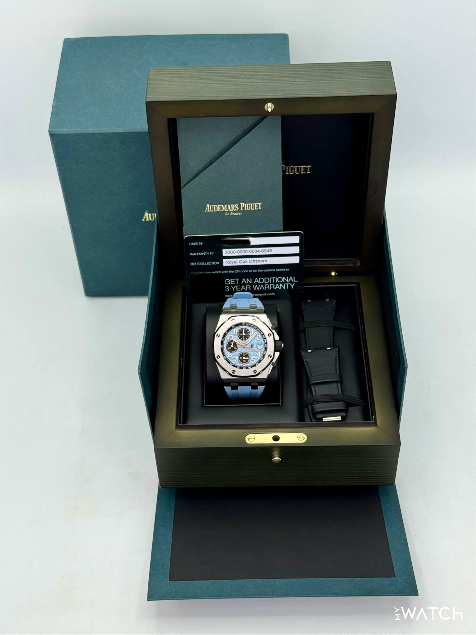 2023 Audemars Piguet Royal Oak Offshore Chrono 42mm 26238ST Blue Dial - Image 10
