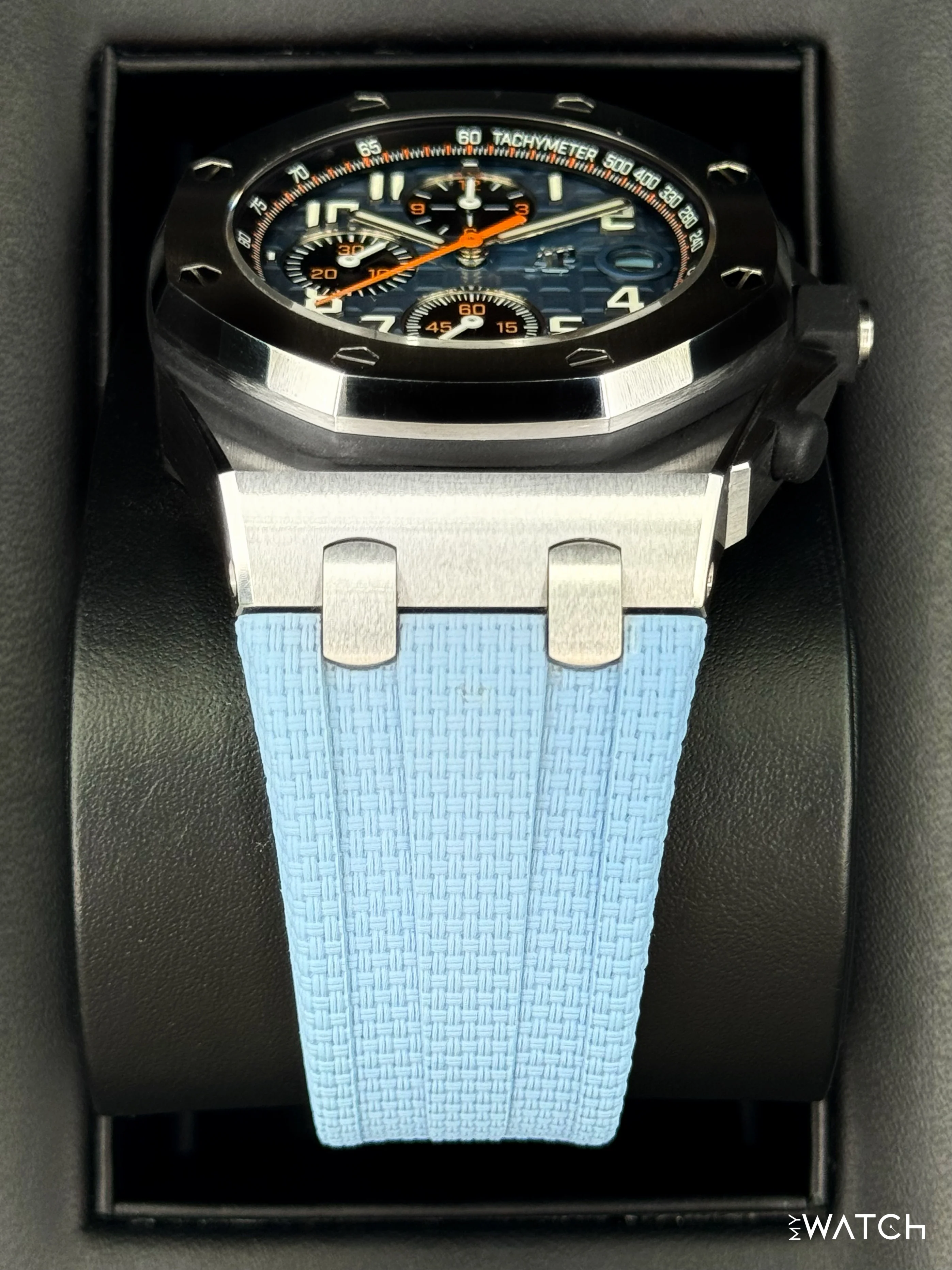 2023 Audemars Piguet Royal Oak Offshore Chrono 42mm 26238ST Blue Dial - Image 3