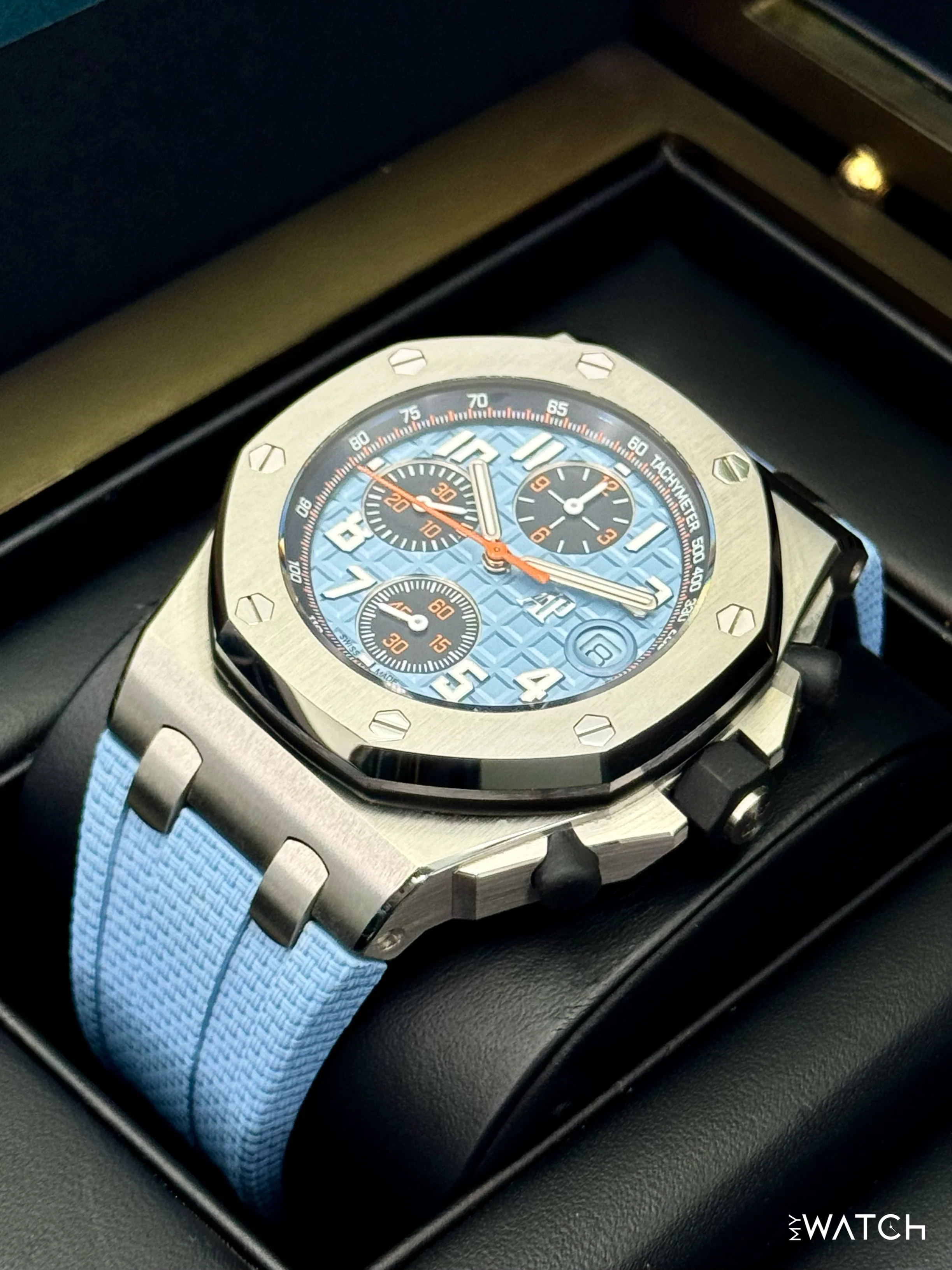 2023 Audemars Piguet Royal Oak Offshore Chrono 42mm 26238ST Blue Dial - Image 5
