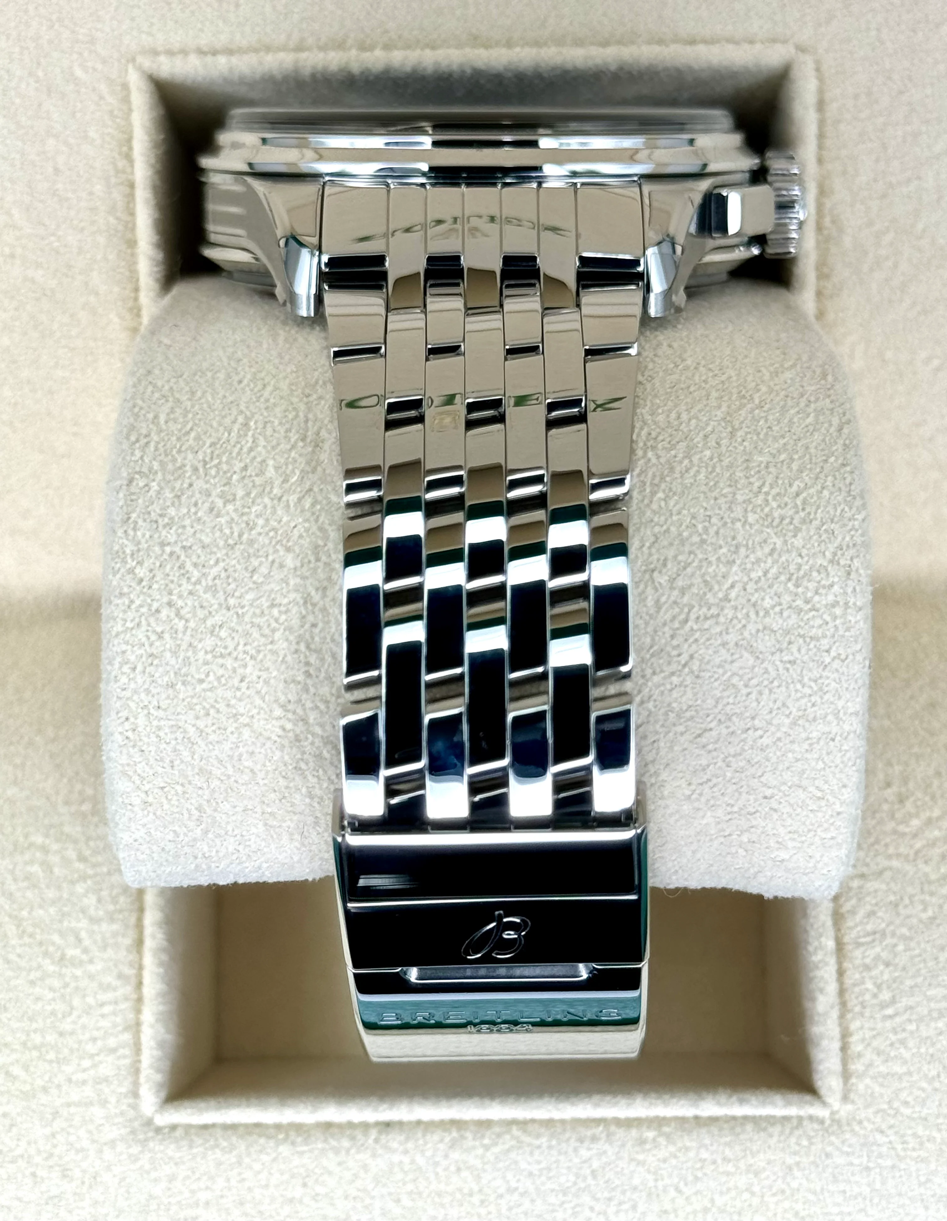 2023 Breitling Premier Chronograph 42mm A13315351B1A1 Steel Black Dial - Image 3