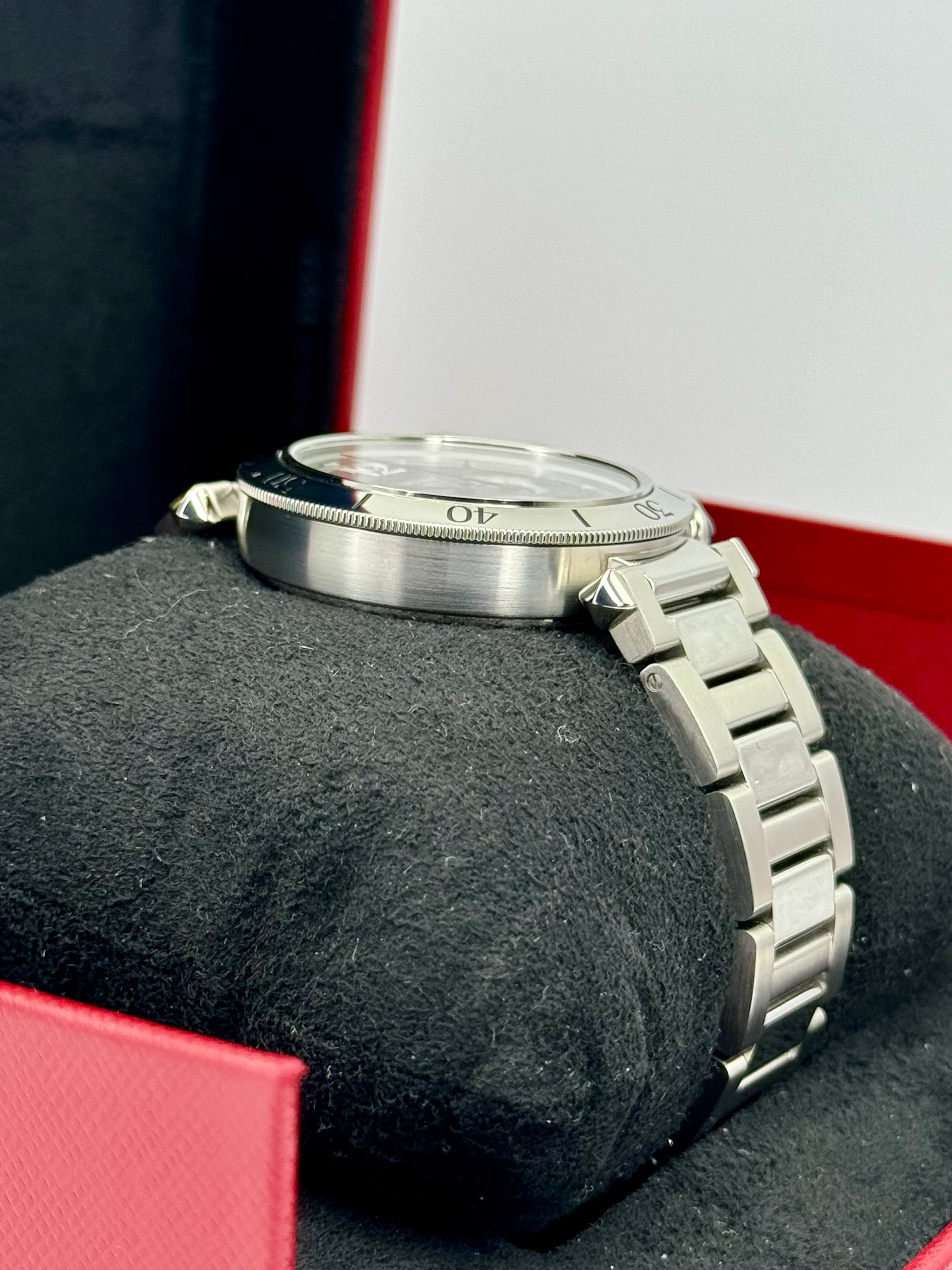NEW 2023 Cartier Pasha 41mm Wspa0027 Chronograph Grey Dial - Image 6
