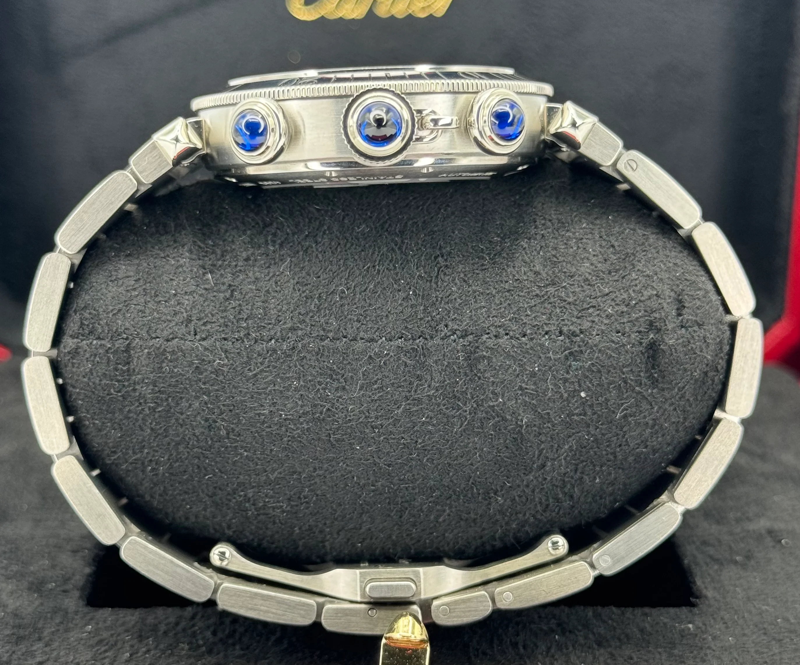 NEW 2023 Cartier Pasha 41mm Wspa0027 Chronograph Grey Dial - Image 9