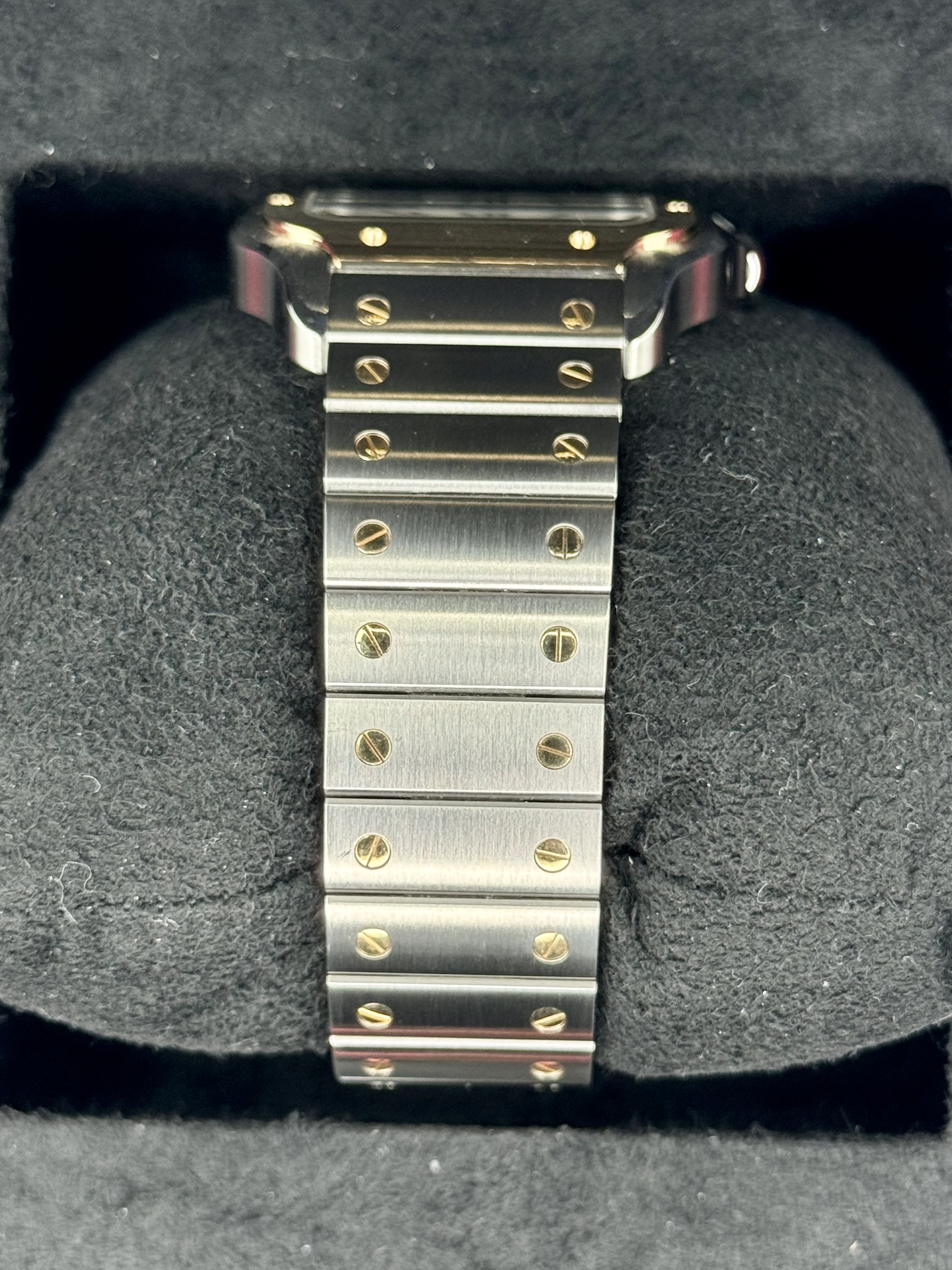 2023 Cartier Santos de Cartier 39.8mm W2SA0009 Two-Tone White Dial - Image 3