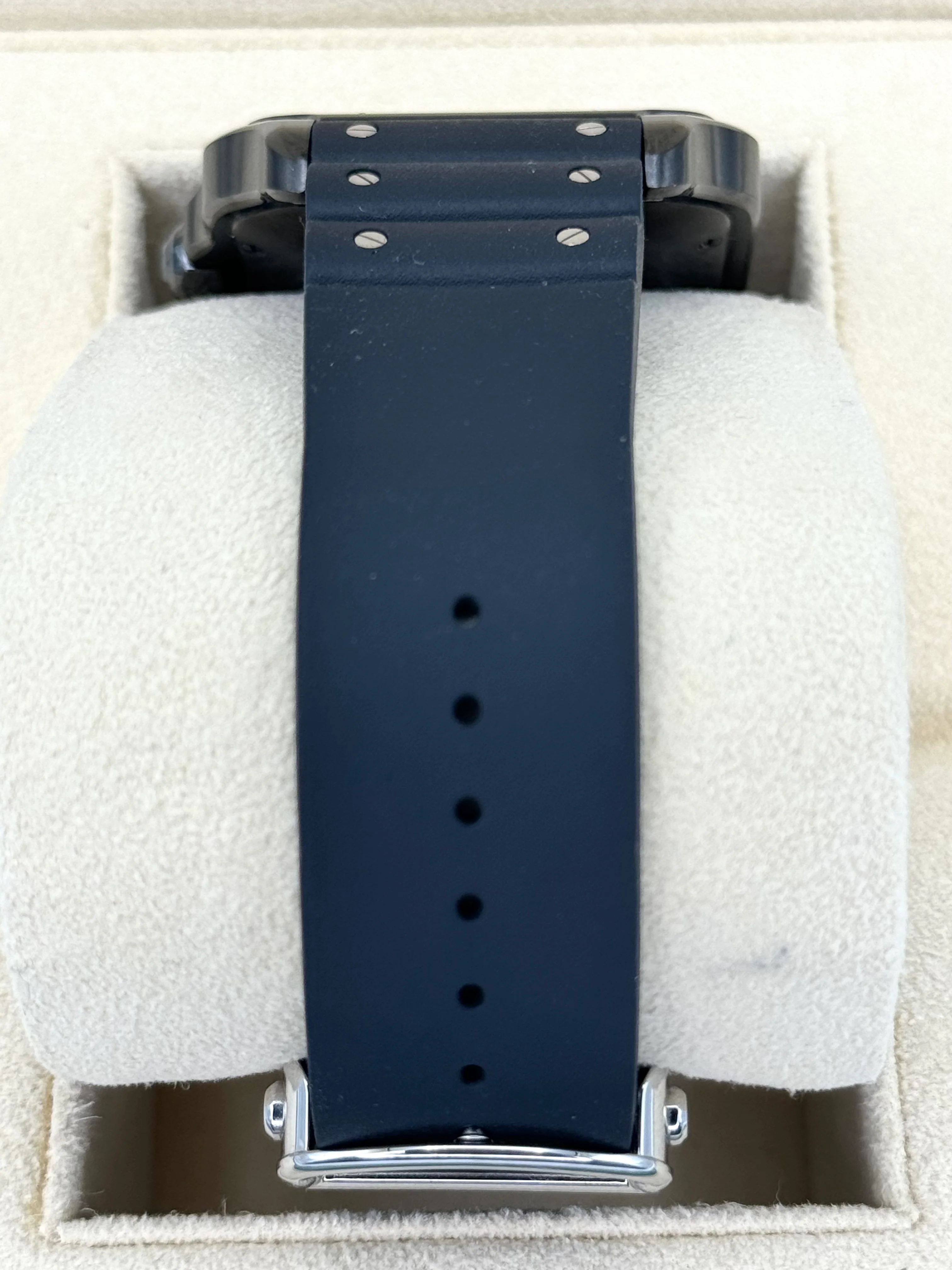 2023 Cartier Santos De Cartier 39.8mm WSSA0039 Steel Black Dial - Image 4