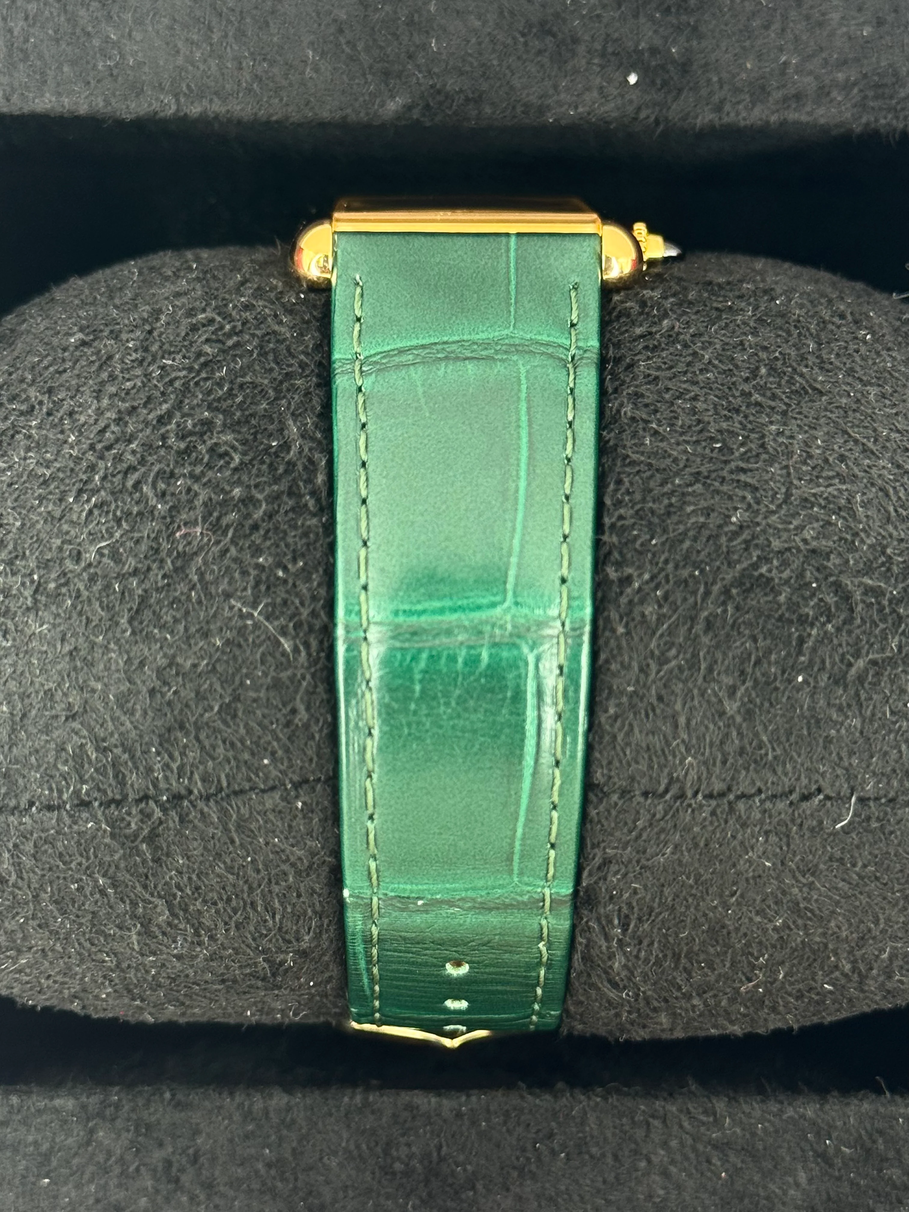 2023 Cartier Tank Louis Cartier Large 33.7mm WGTA0191 Gold White Dial - Image 3