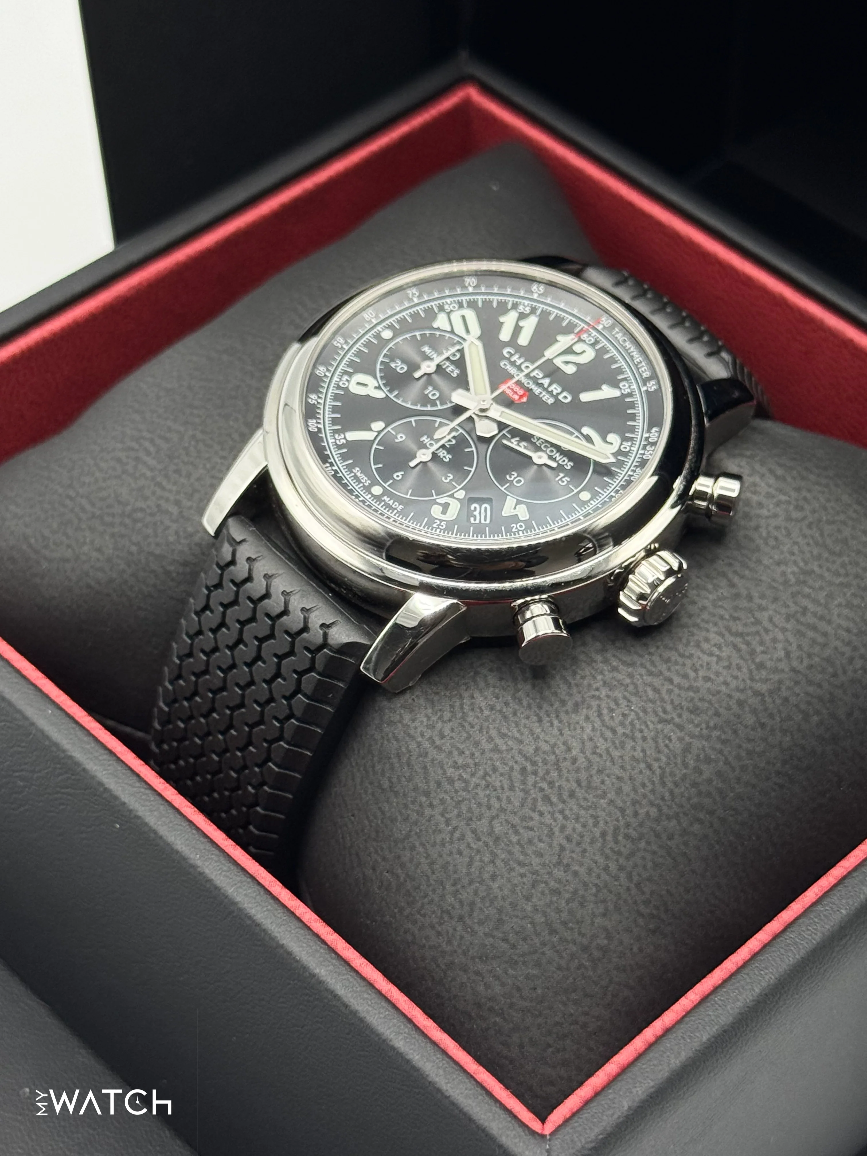 2023 Chopard Mille Miglia Chronograph 42mm 168589-3002 Black Dial - Image 5