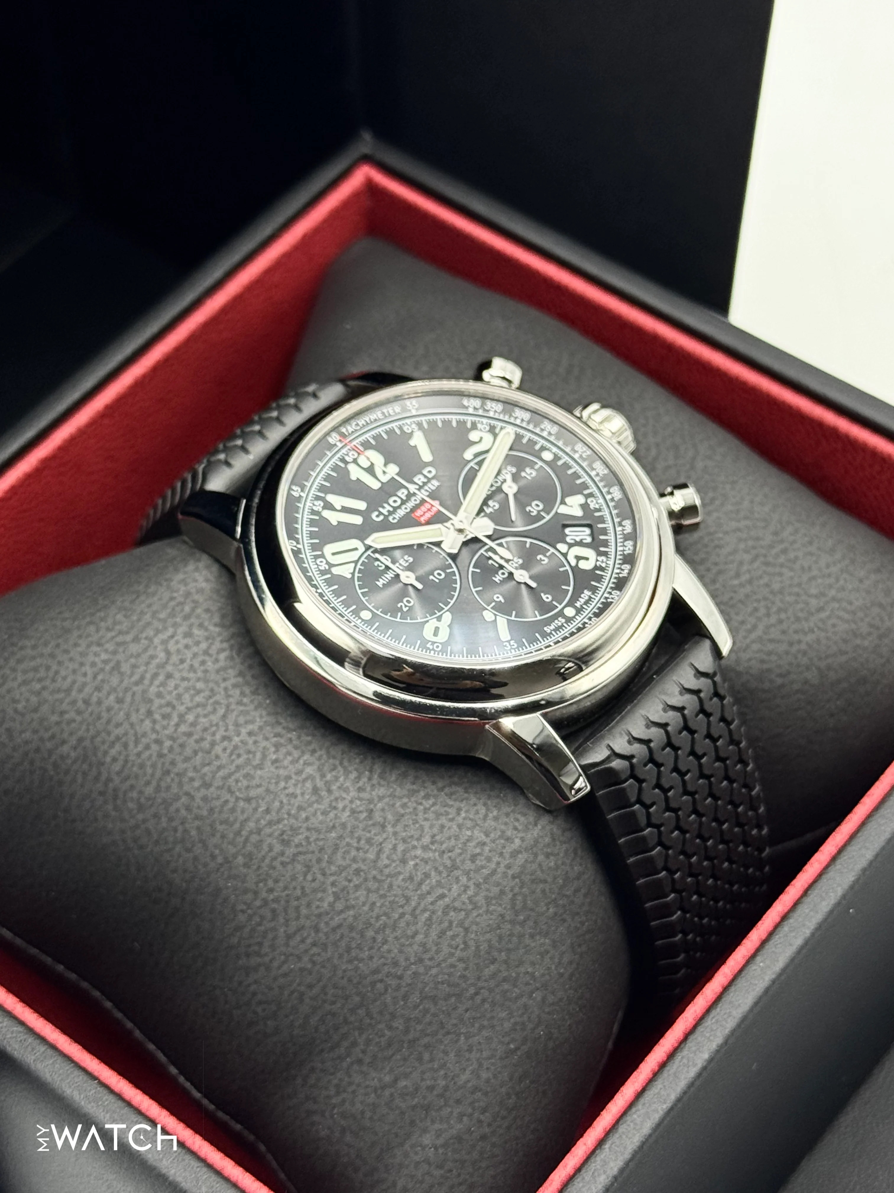 2023 Chopard Mille Miglia Chronograph 42mm 168589-3002 Black Dial - Image 6