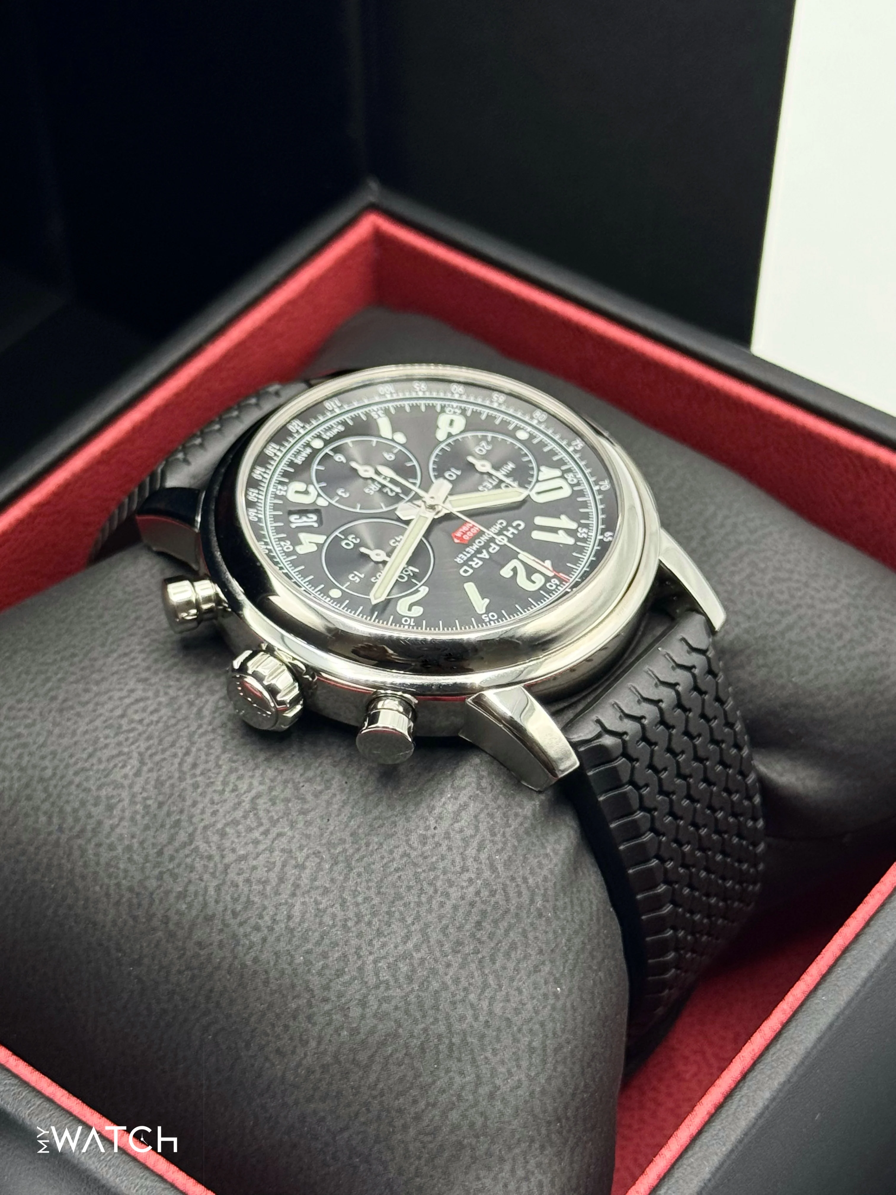 2023 Chopard Mille Miglia Chronograph 42mm 168589-3002 Black Dial - Image 8