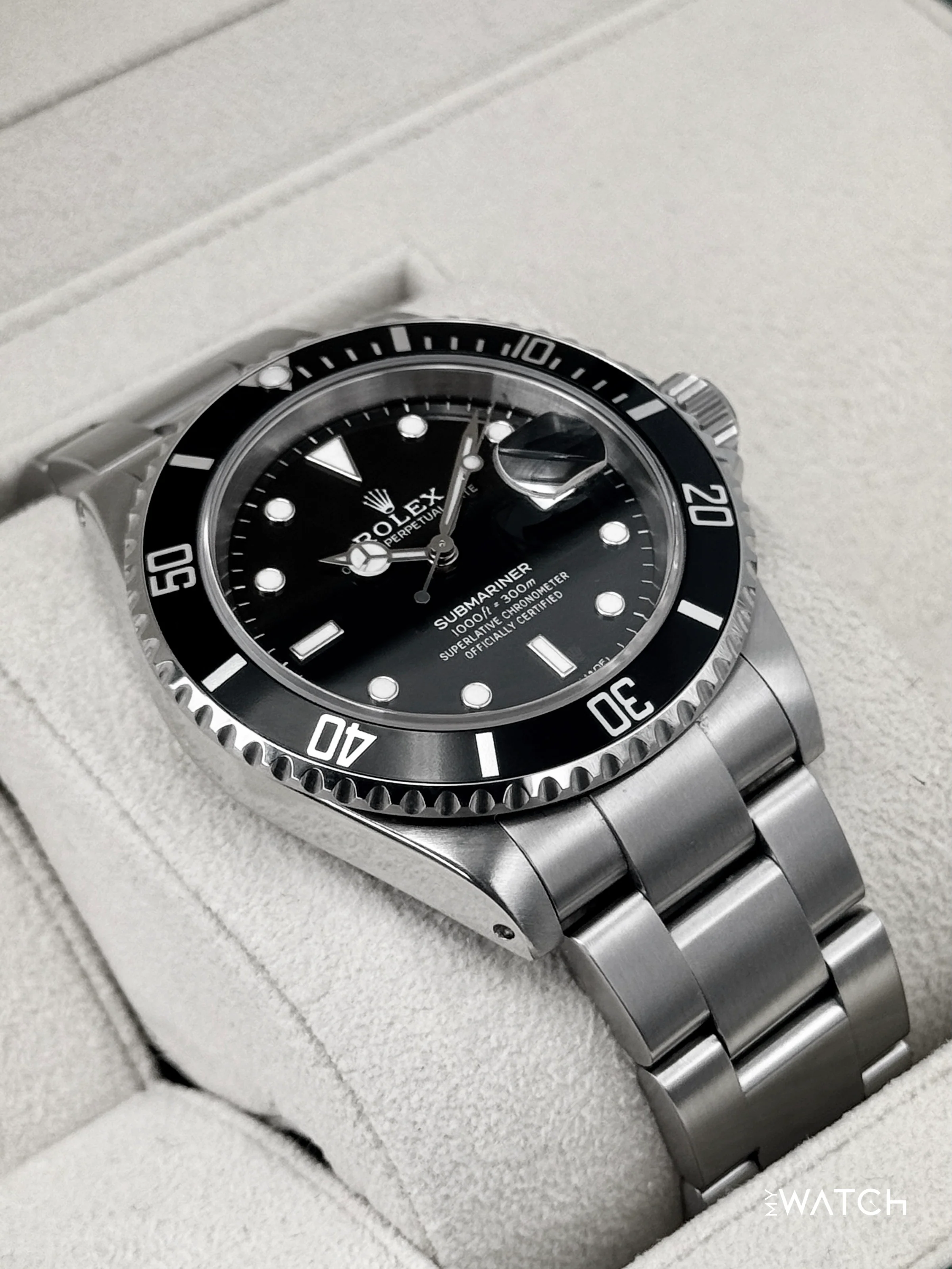 2023 CPO Rolex Submariner 40mm 16610 Stainless Steel Black Dial (CPO) - Image 6