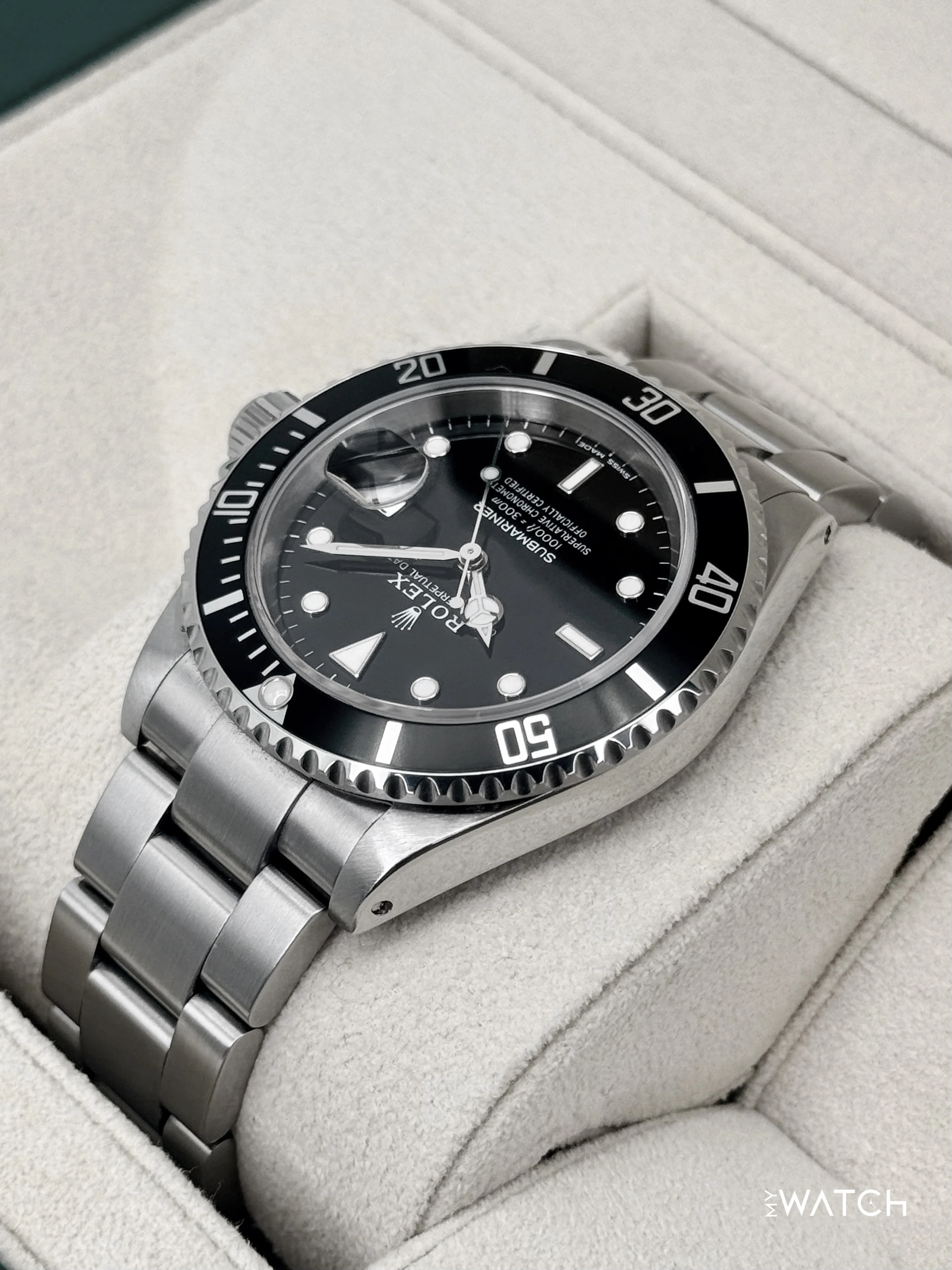 2023 CPO Rolex Submariner 40mm 16610 Stainless Steel Black Dial (CPO) - Image 7