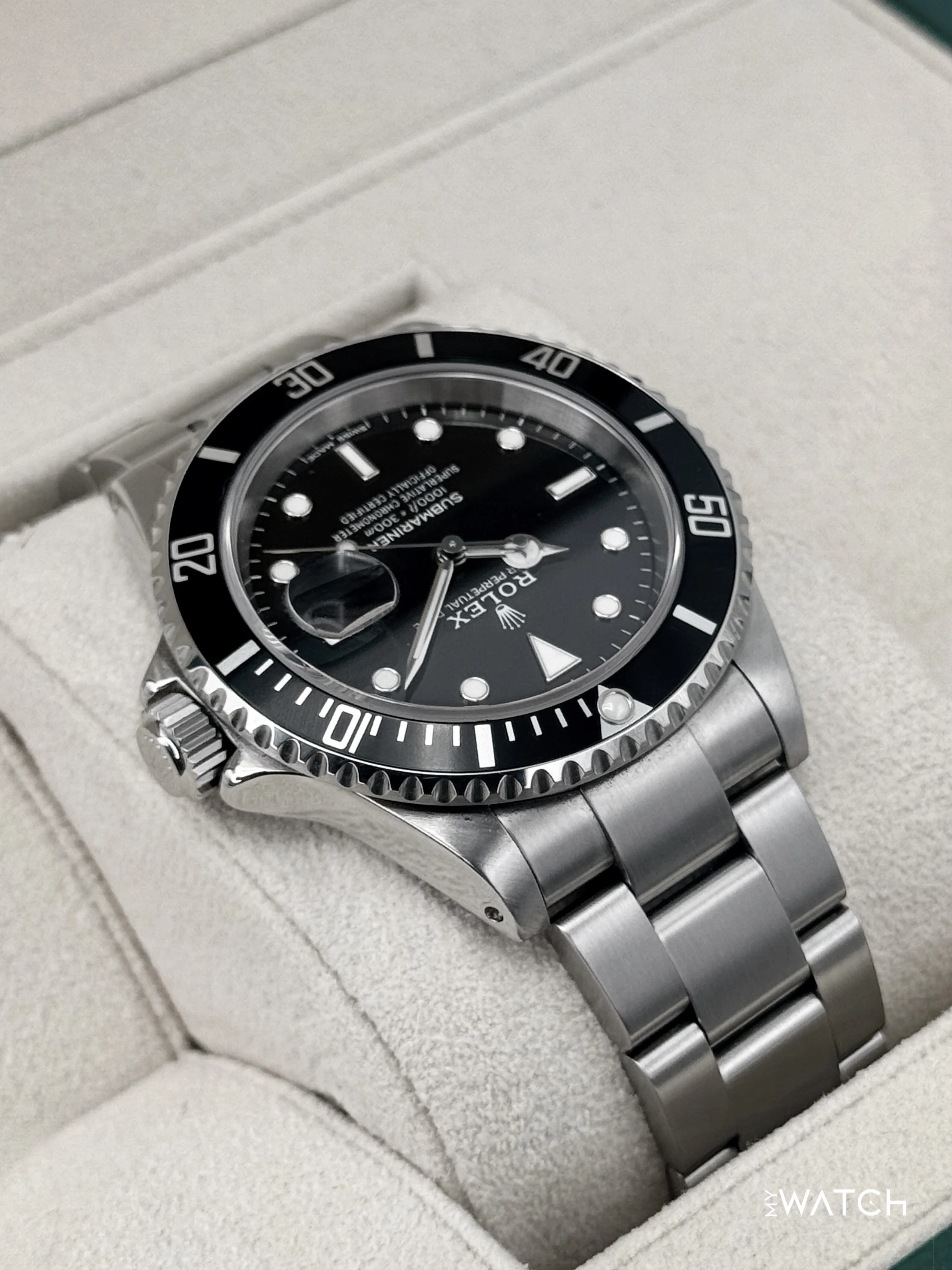 2023 CPO Rolex Submariner 40mm 16610 Stainless Steel Black Dial (CPO) - Image 8
