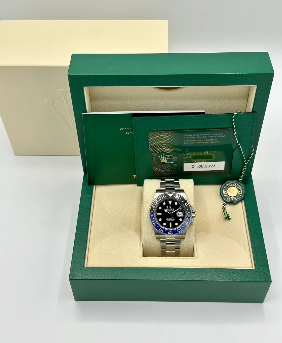 2023 Rolex GMT-Master II "Batman" 40mm 126710BLNR Oyster - Image 11