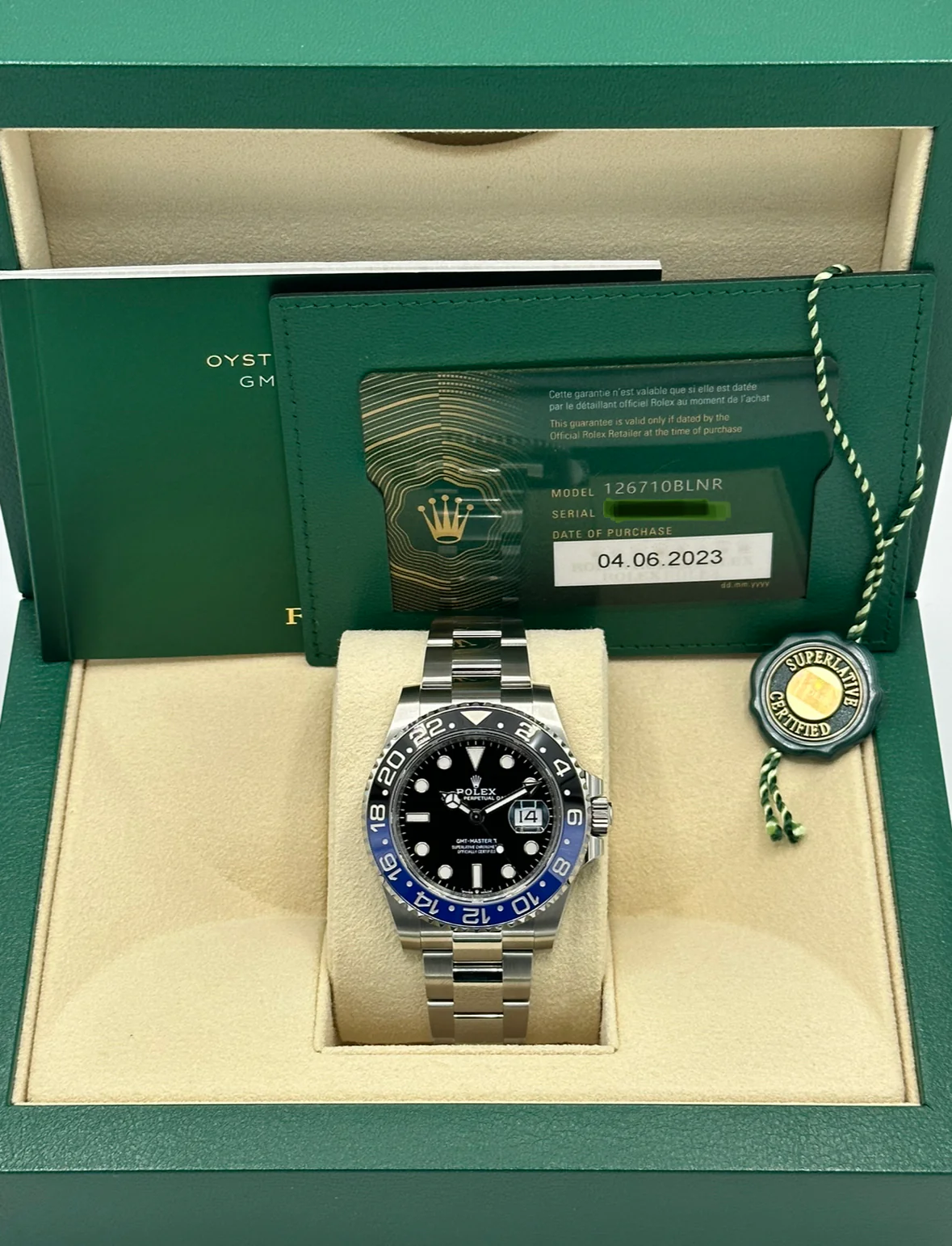 2023 Rolex GMT-Master II "Batman" 40mm 126710BLNR Oyster - Image 12