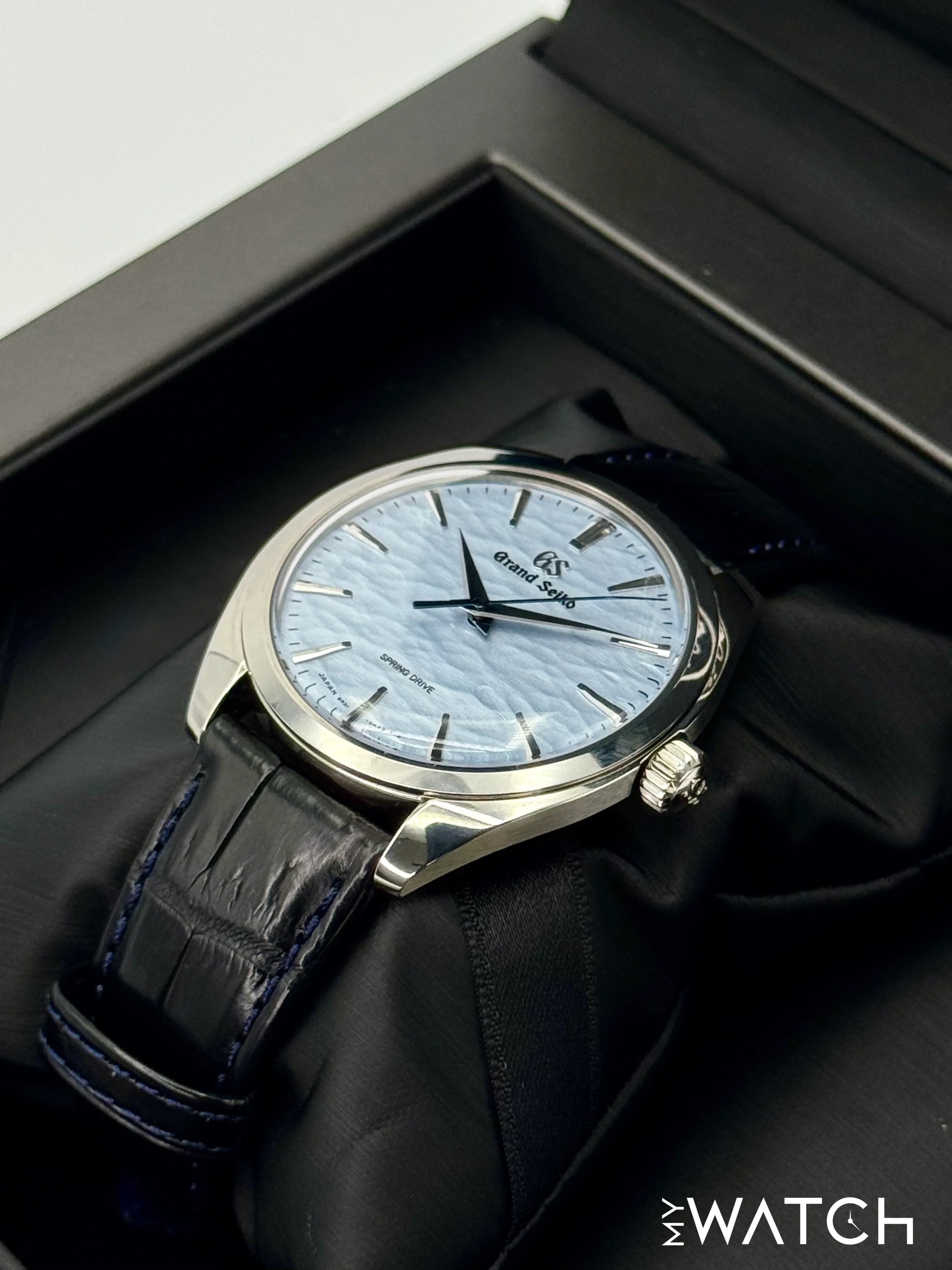 2023 Grand Seiko Elegance Collection 38.5mm SBGY007G Stainless Steel Blue Dial - Image 5