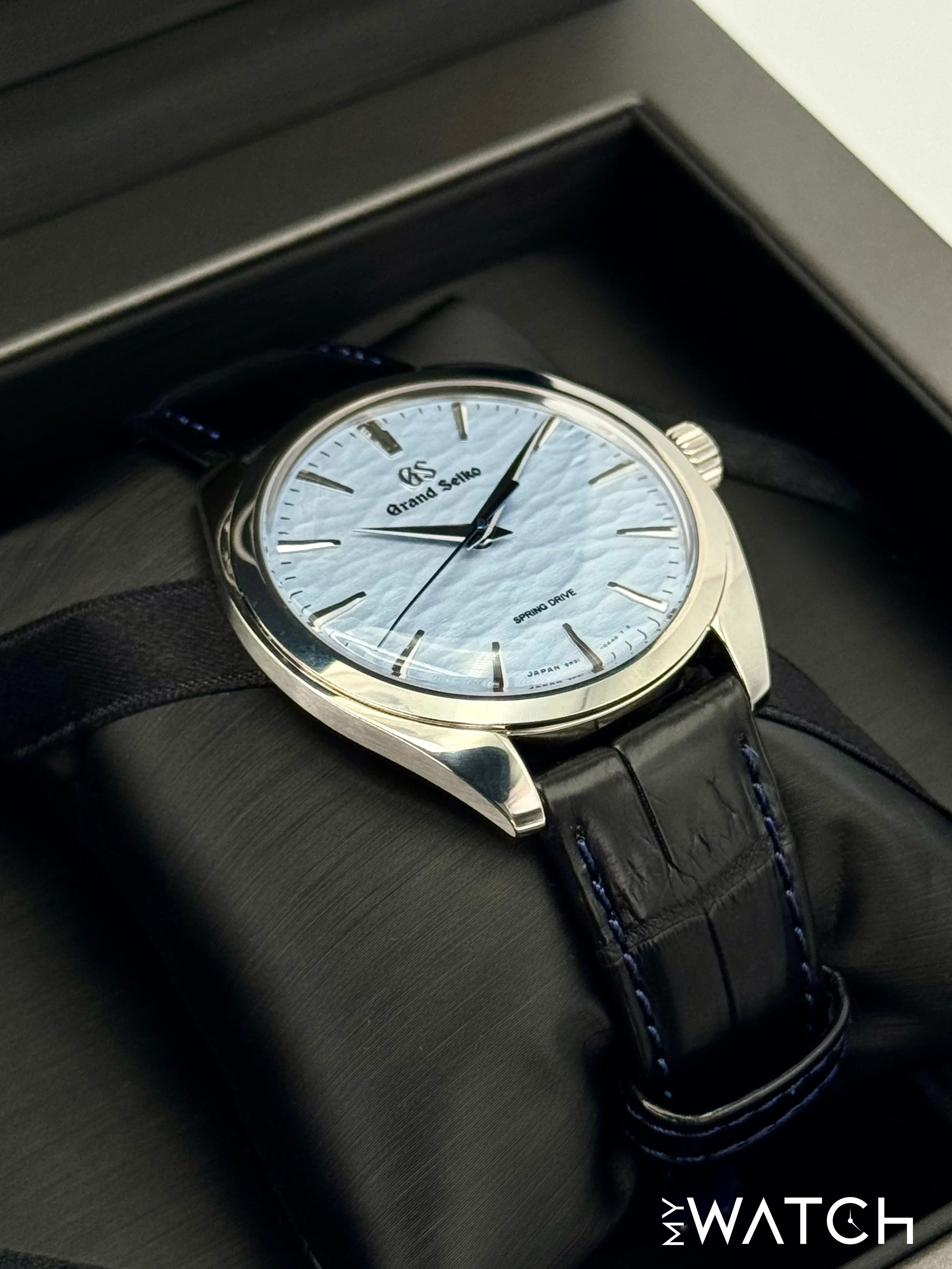 2023 Grand Seiko Elegance Collection 38.5mm SBGY007G Stainless Steel Blue Dial - Image 6