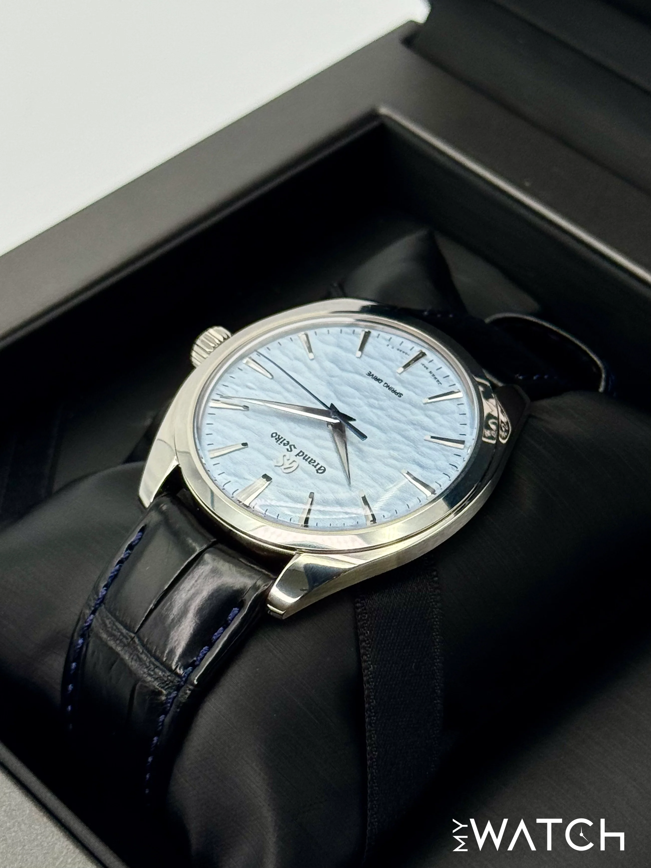 2023 Grand Seiko Elegance Collection 38.5mm SBGY007G Stainless Steel Blue Dial - Image 7