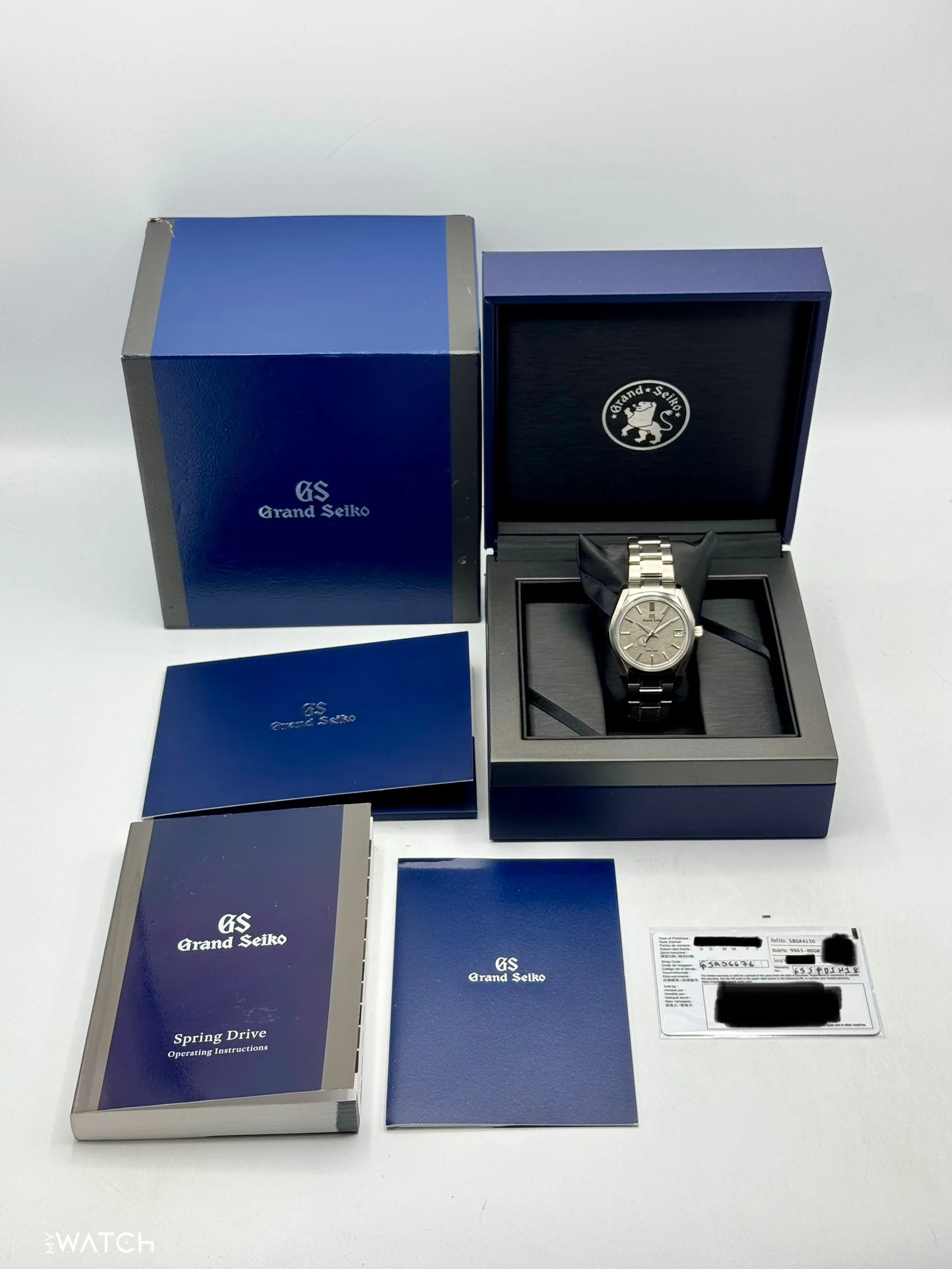 2023 Grand Seiko Heritage Collection 40mm SBGA415G Titanium Grey Dial - Image 10