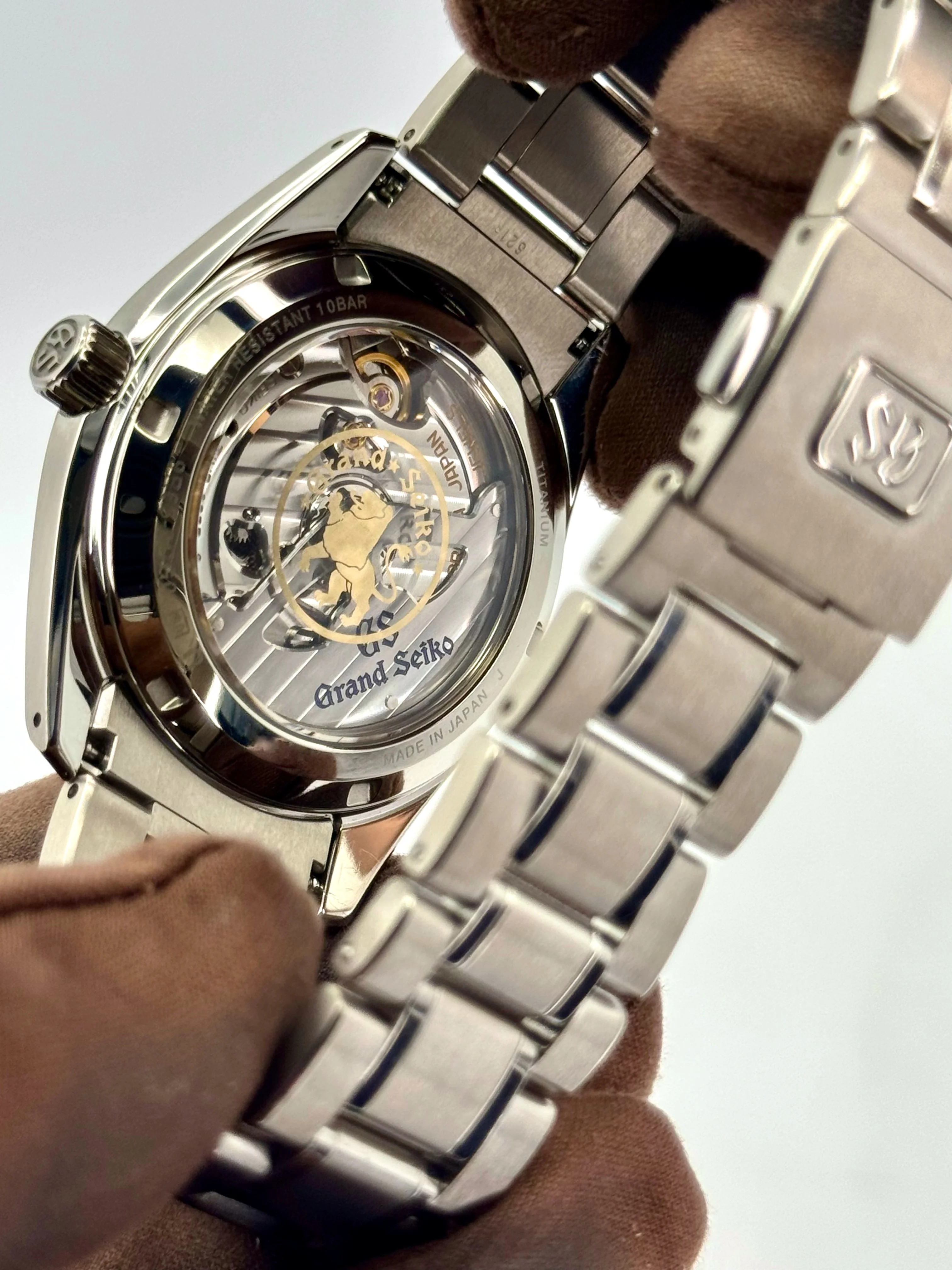 2023 Grand Seiko Heritage Collection 40mm SBGA415G Titanium Grey Dial - Image 9
