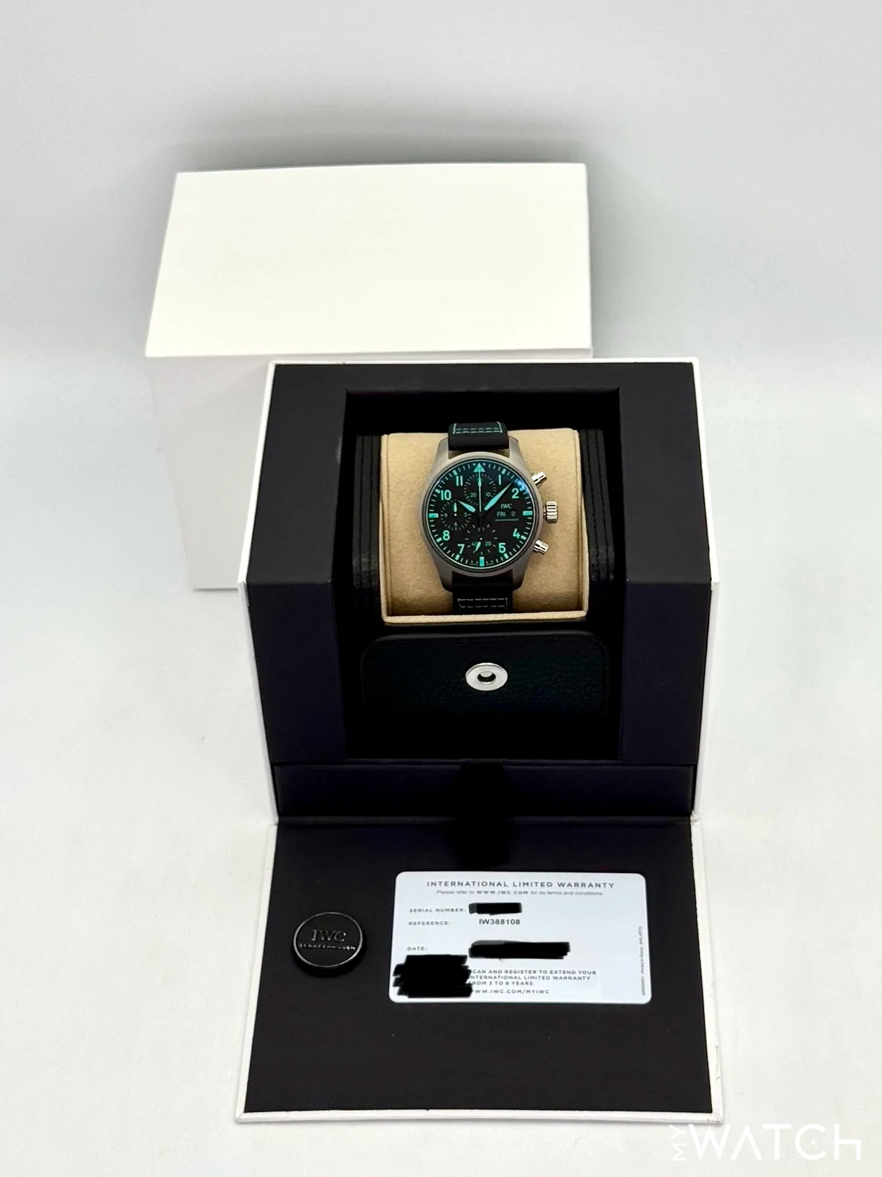 2023 IWC Pilot's Chronograph 41mm IW388108 Titanium Black Dial - Image 10