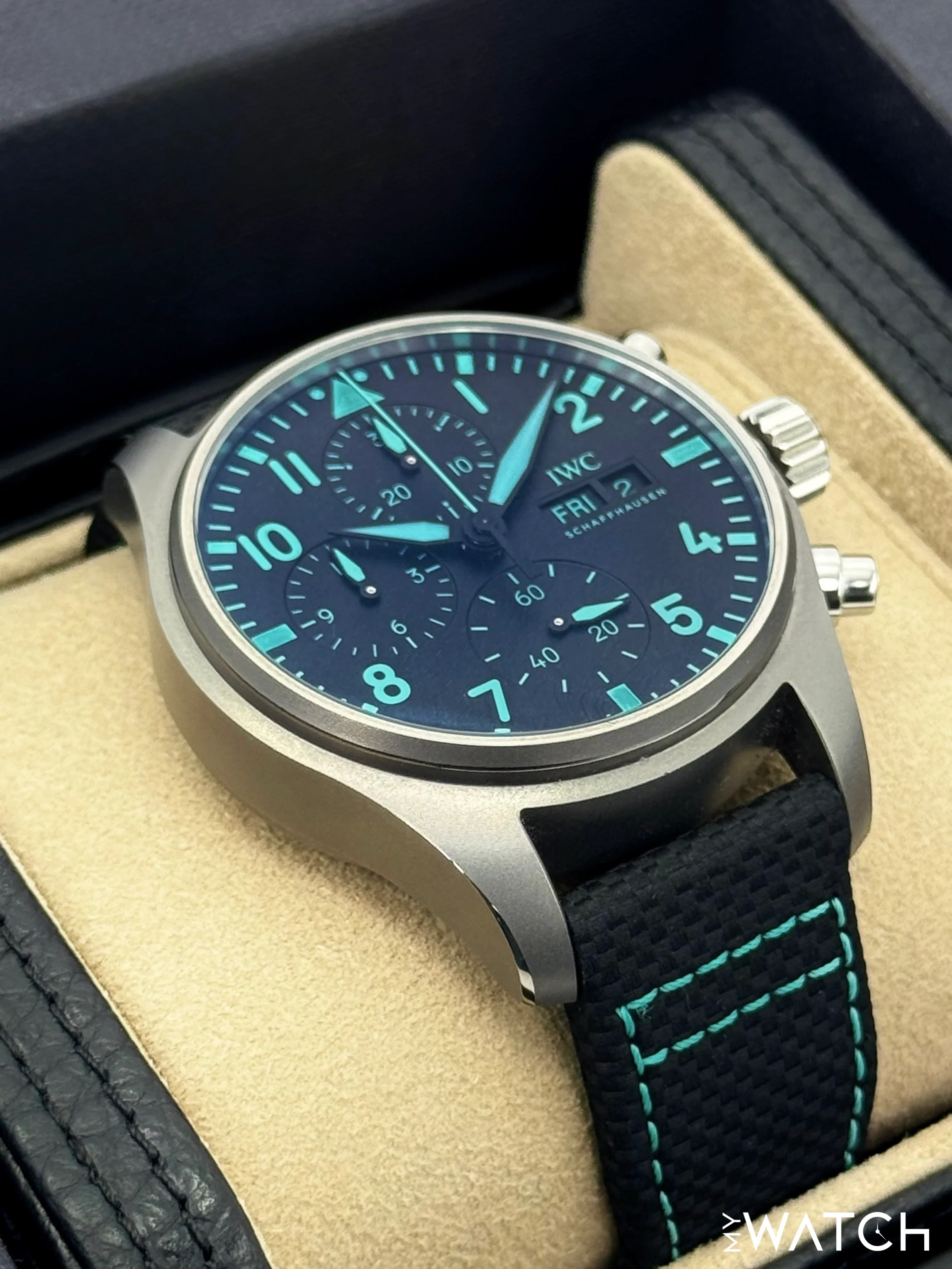 2023 IWC Pilot's Chronograph 41mm IW388108 Titanium Black Dial - Image 6