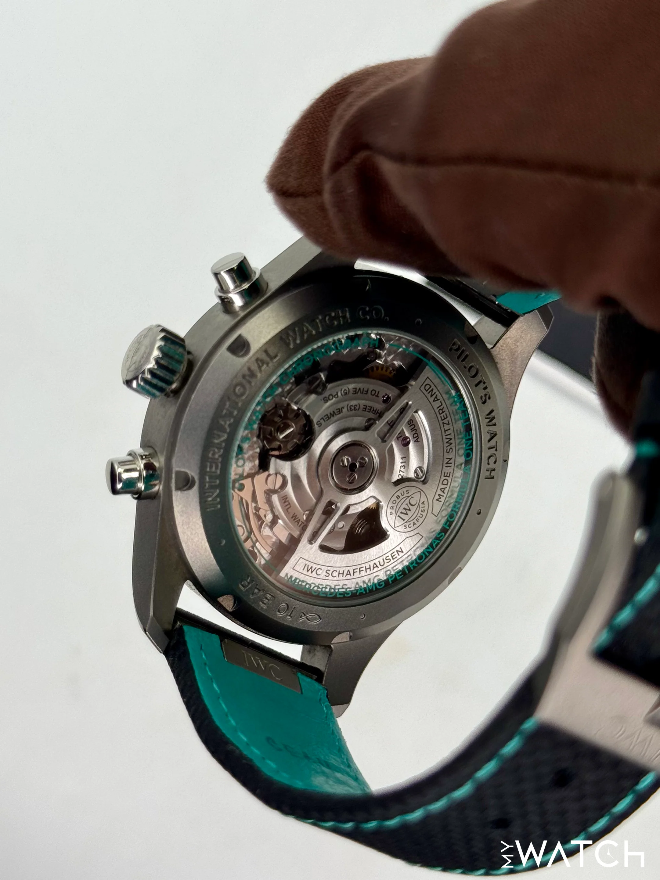2023 IWC Pilot's Chronograph 41mm IW388108 Titanium Black Dial - Image 9