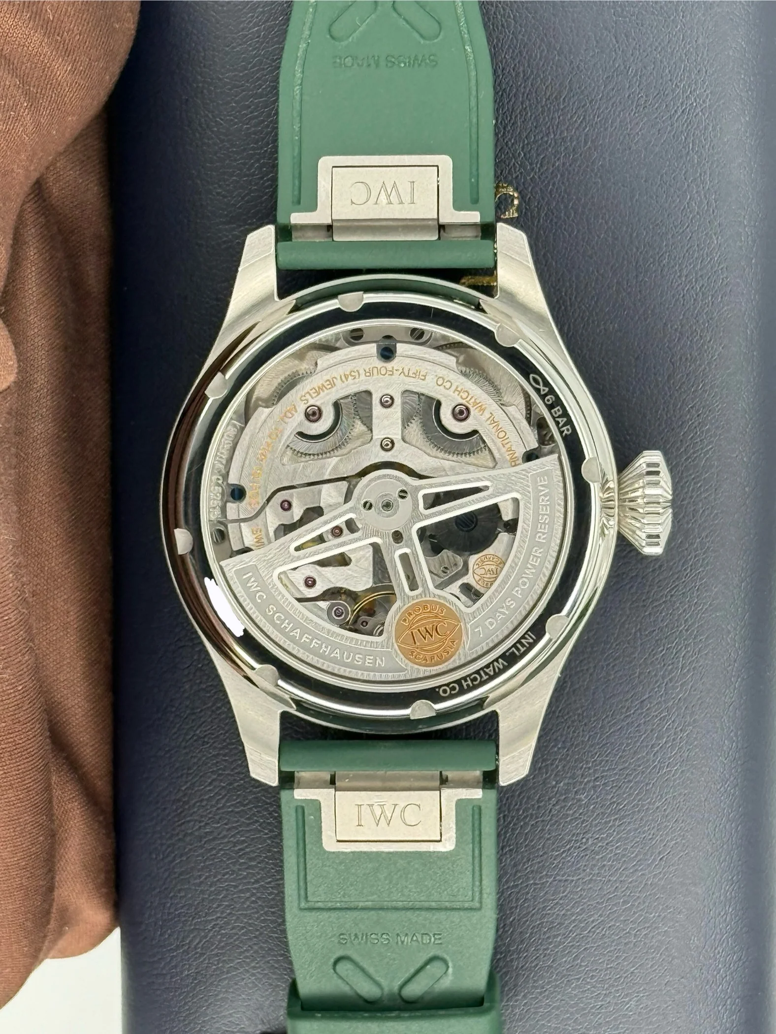 2023 IWC Pilot's Watch Perpetual Calendar 46.2mm IW503608 Green - Image 9