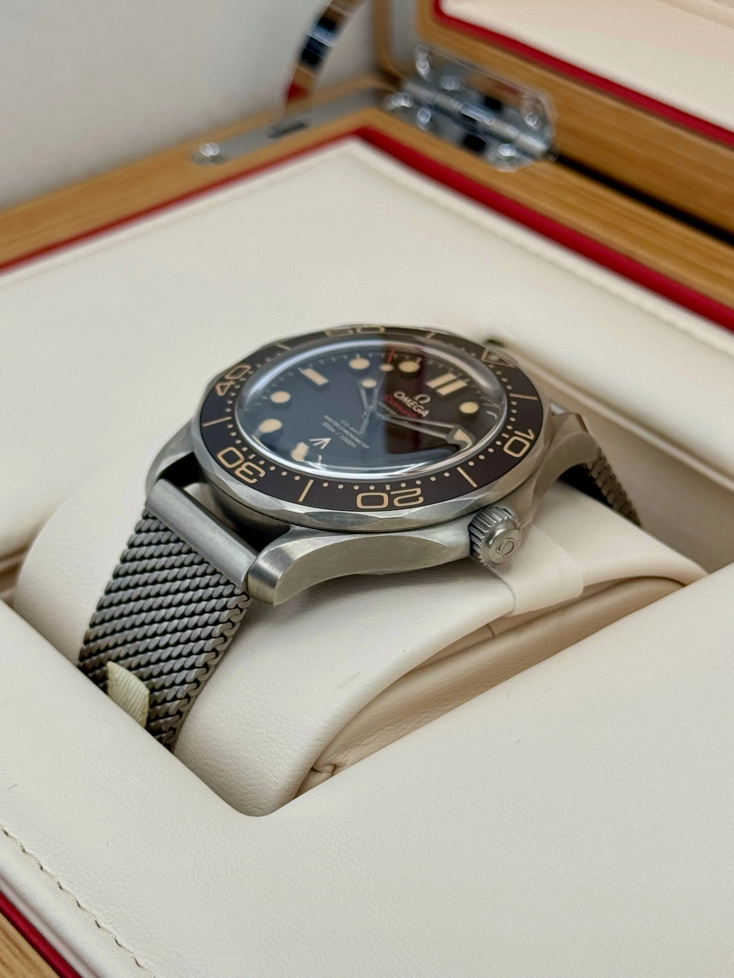 2023 Omega Seamaster Diver 300M 007 42mm Titanium Brown Dial - Image 6