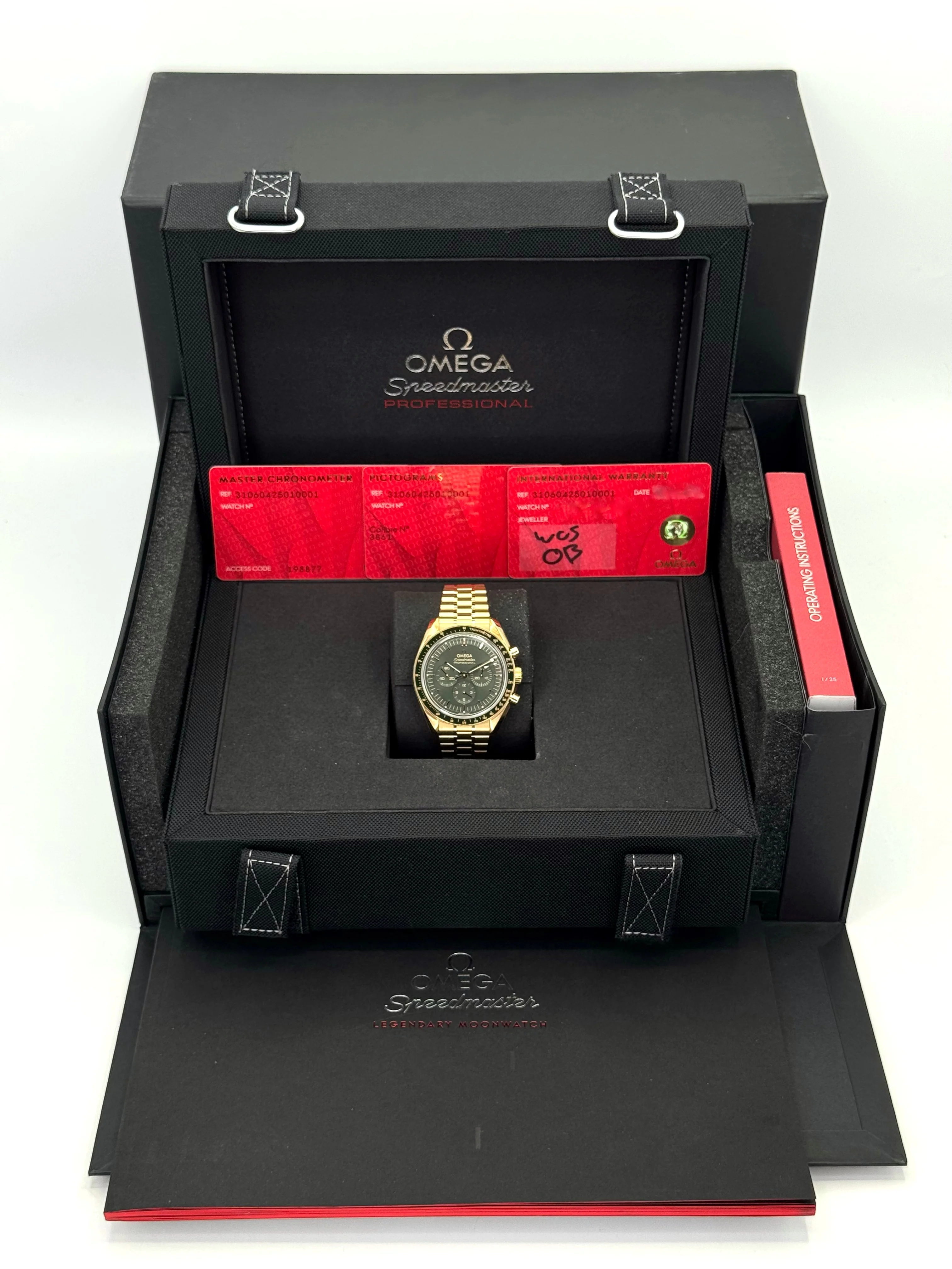 2023 Omega Speedmaster Moonwatch Pro 42mm 310.60.42.50.10.001 Green Dial - Image 10