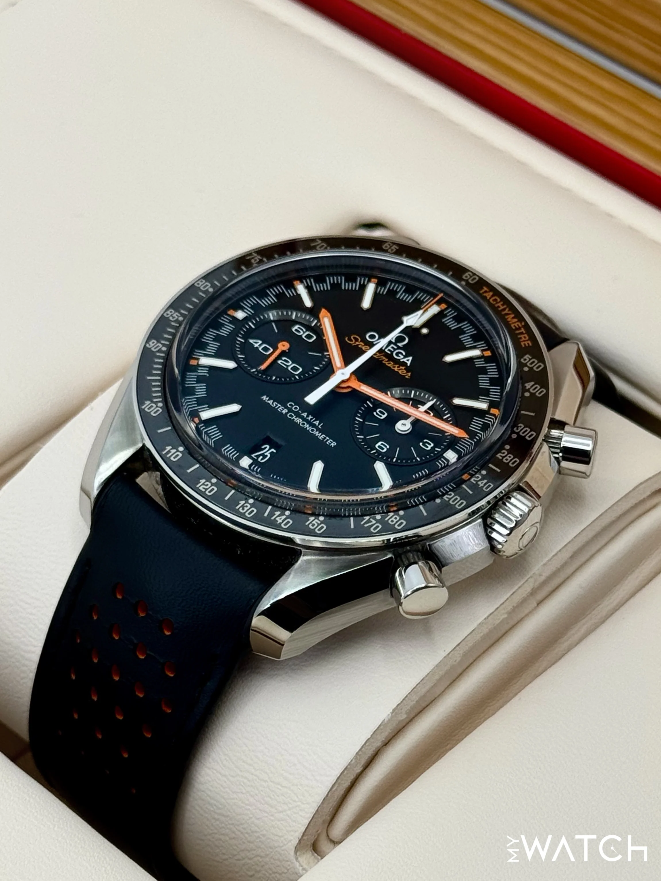 2023 Omega Speedmaster Racing 44.2mm 329.32.44.51.01.001 Black Dial - Image 5