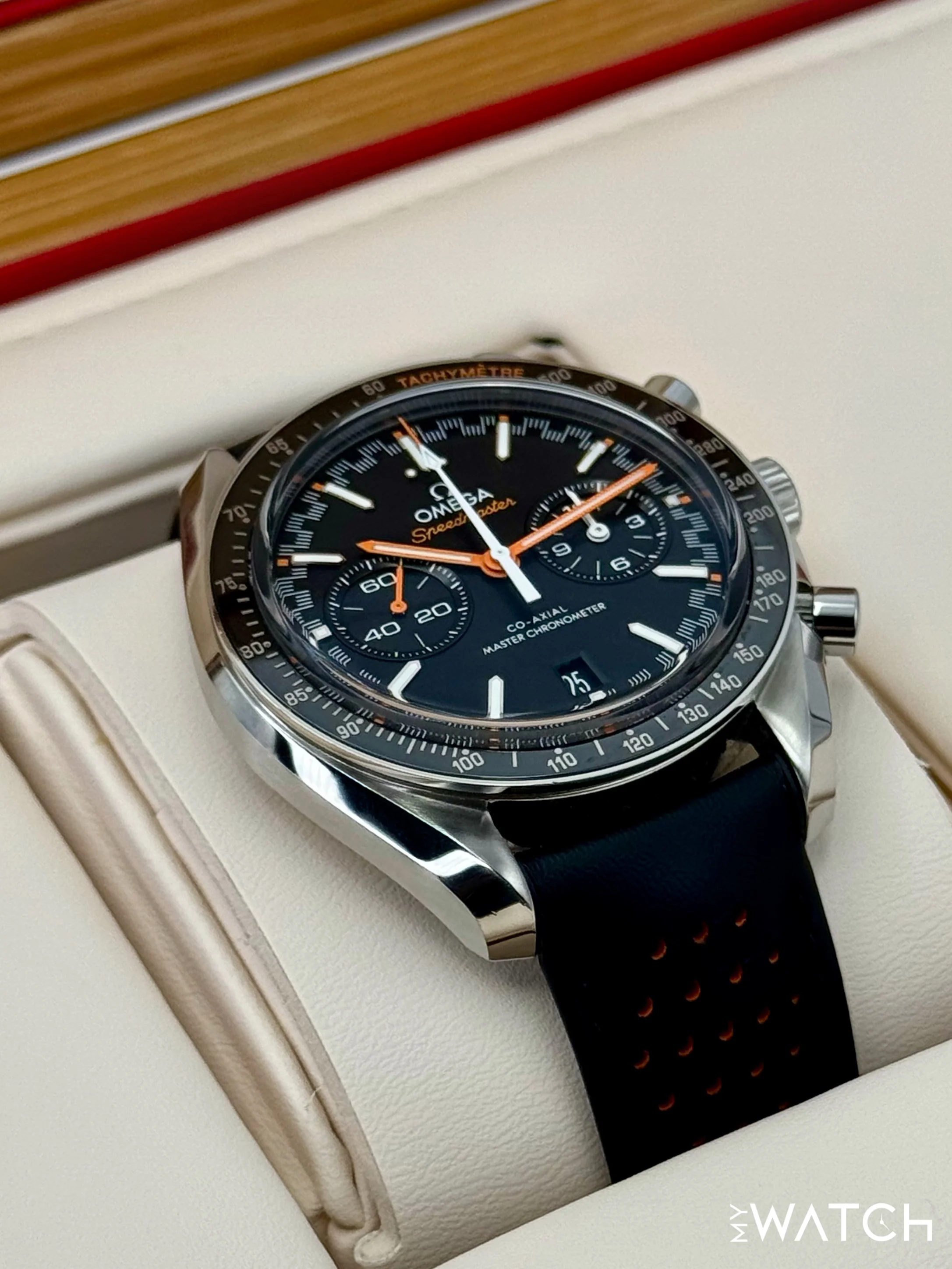 2023 Omega Speedmaster Racing 44.2mm 329.32.44.51.01.001 Black Dial - Image 6