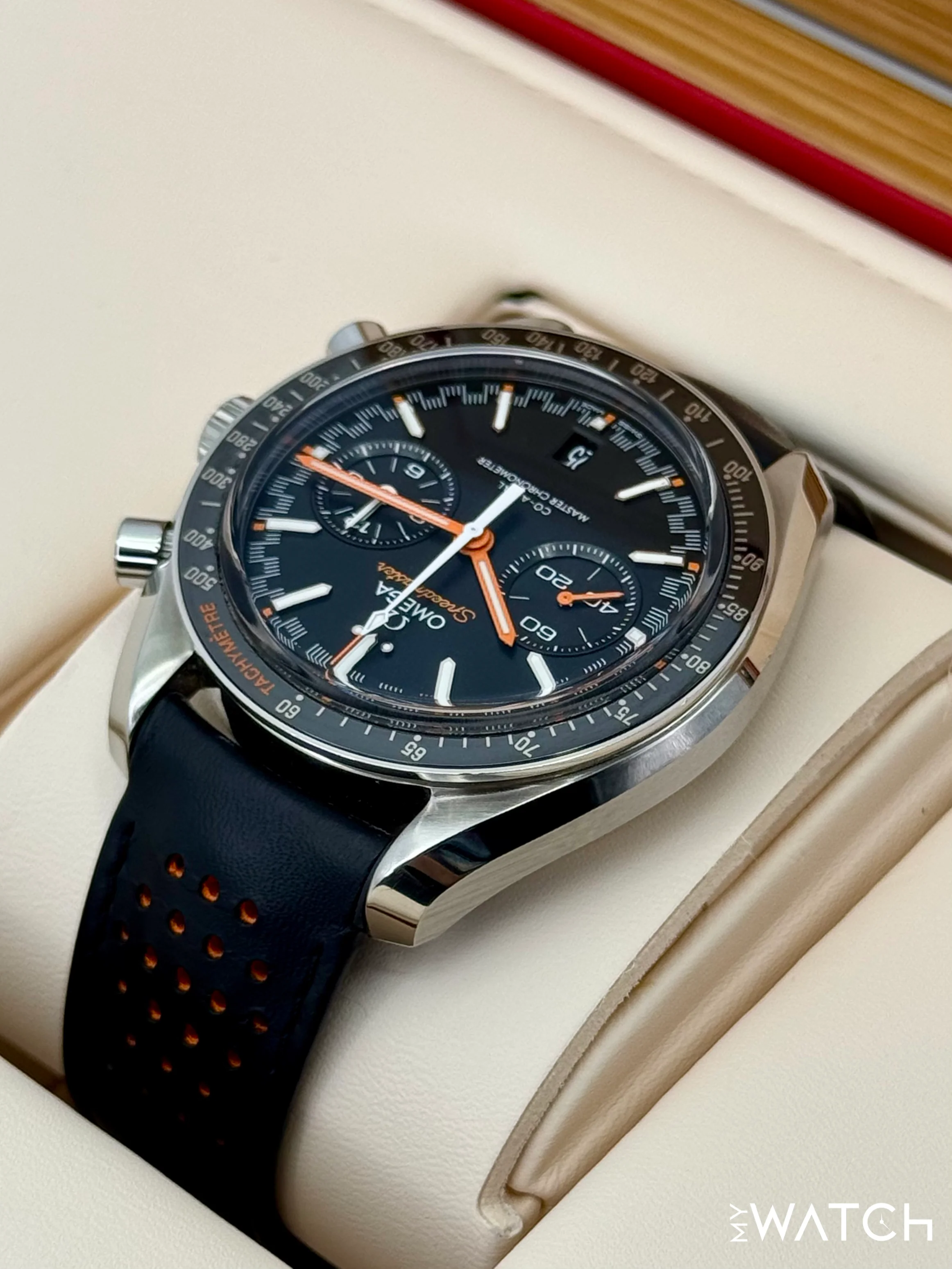 2023 Omega Speedmaster Racing 44.2mm 329.32.44.51.01.001 Black Dial - Image 7